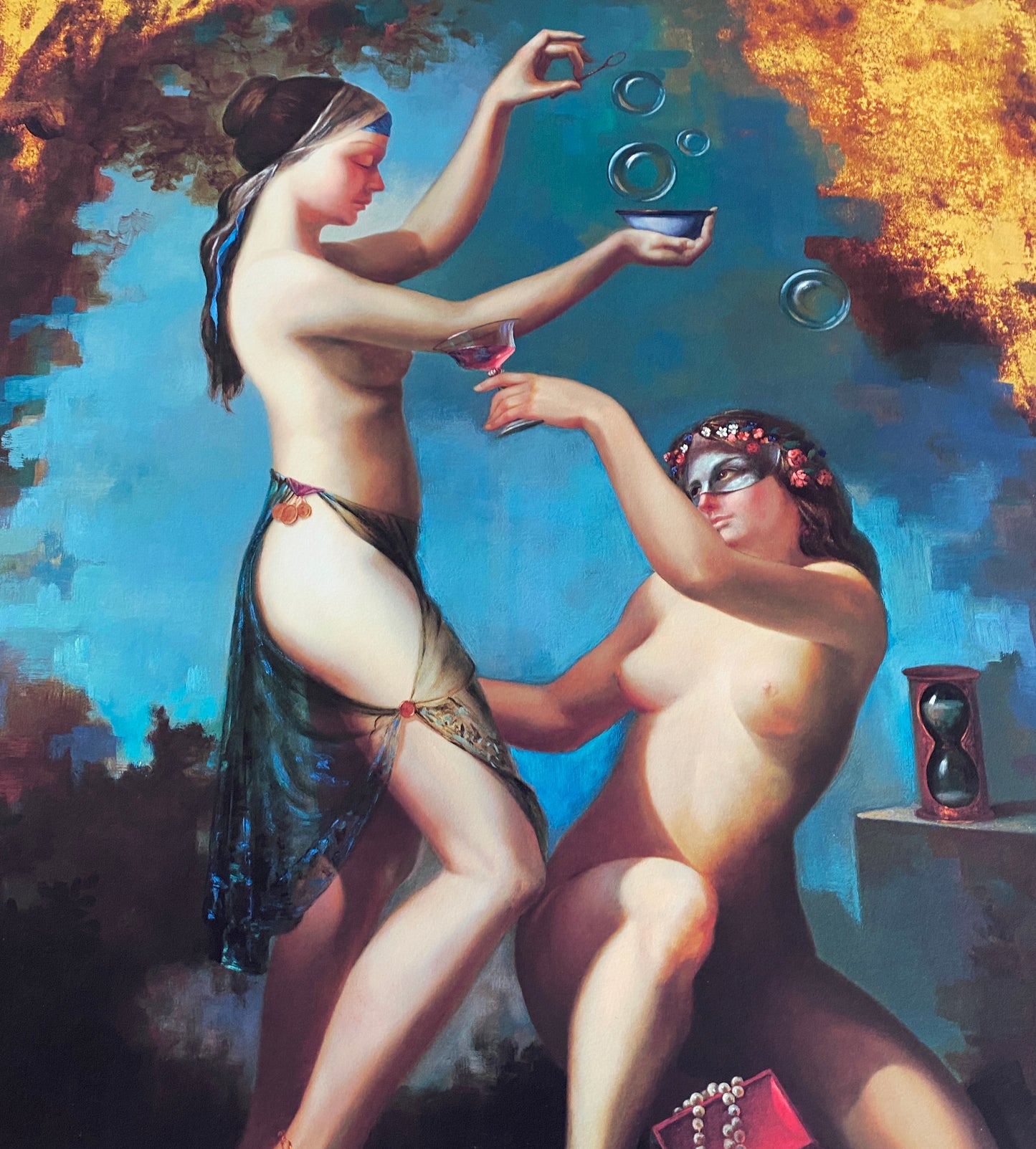 #4404 Giclee on Paper Time By Daniel Carranza .