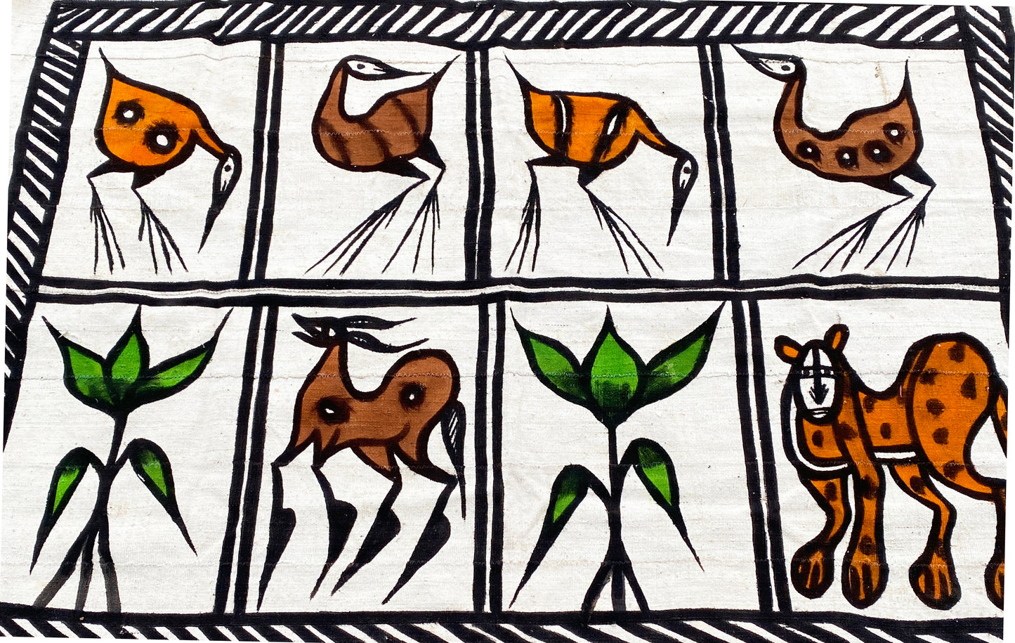 #4375 Vintage Korhogo by the Senufo People Mud Cloth Cote d'Ivoire