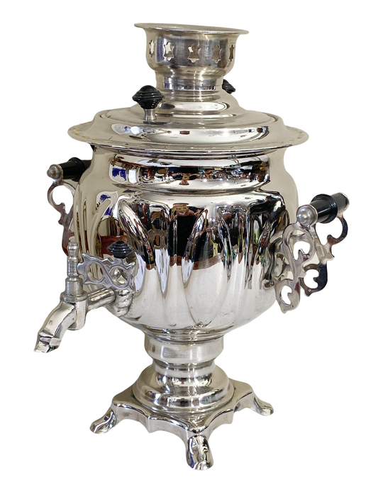 #4701 1988 Russian Electrical Silver Samovar