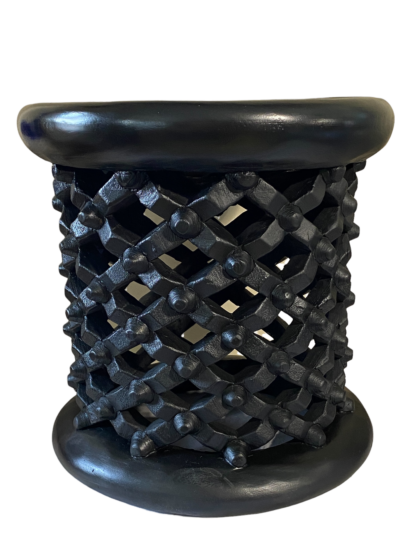 #4746 African Bamileke Spider Stool/Table 15.5" H