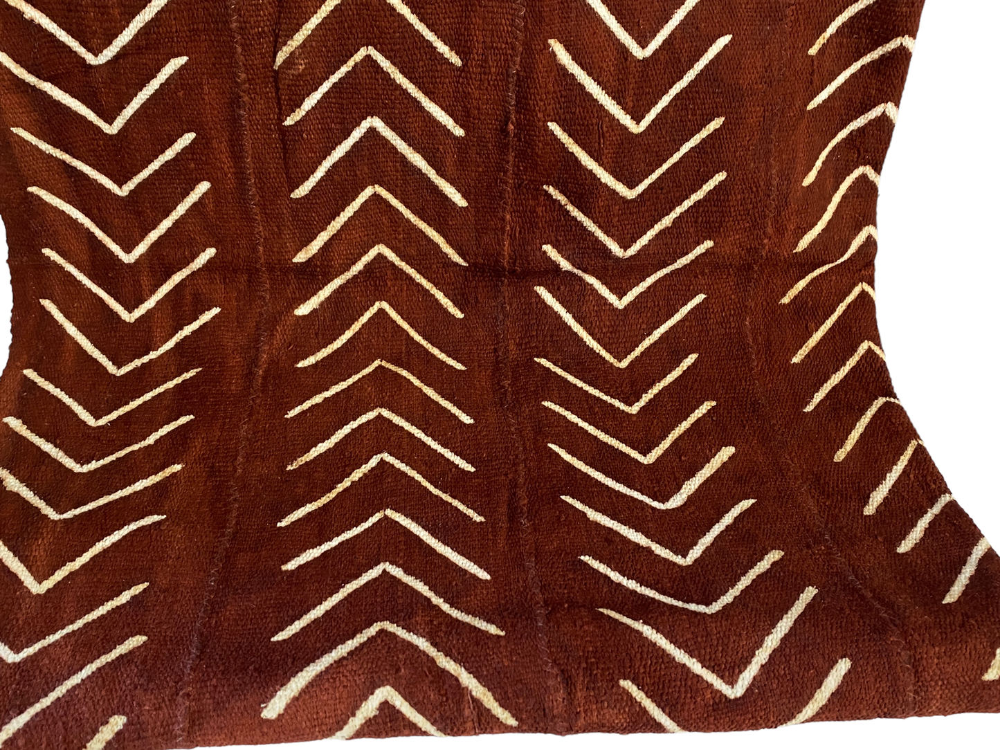 # 5136 Malian Brown & White Mud Cloth Textile