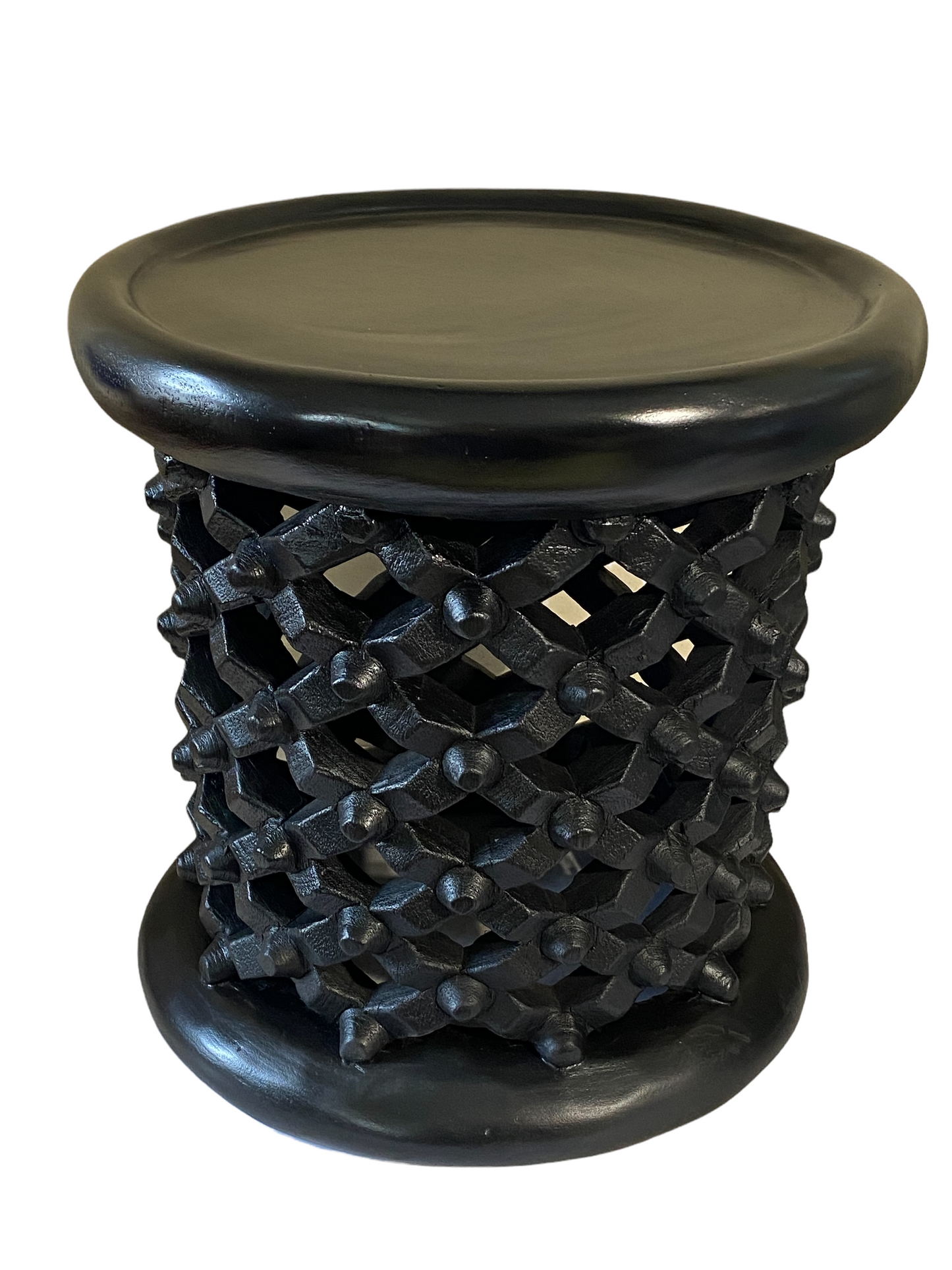 #4746 African Bamileke Spider Stool/Table 15.5" H