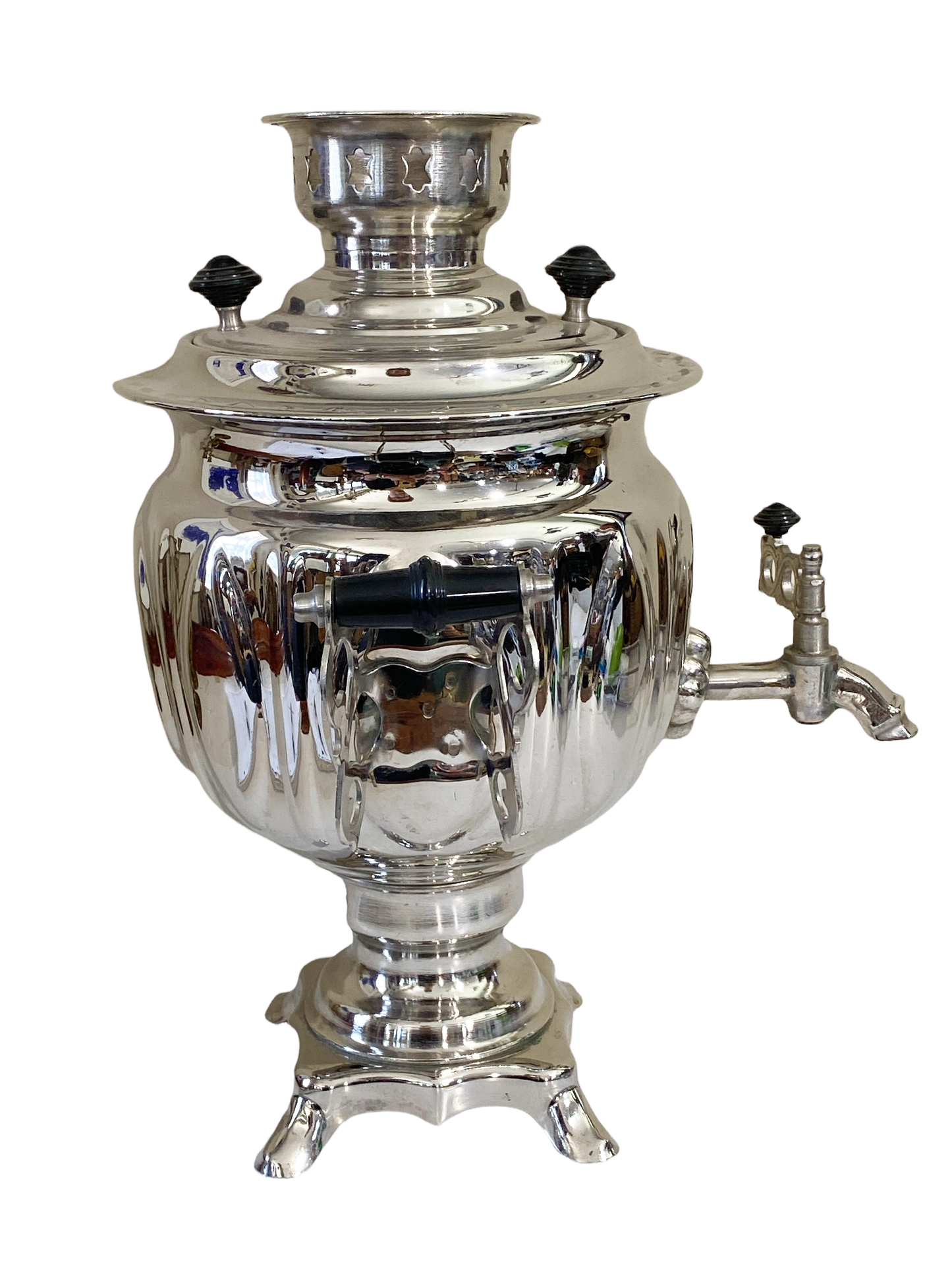 #4701 1988 Russian Electrical Silver Samovar