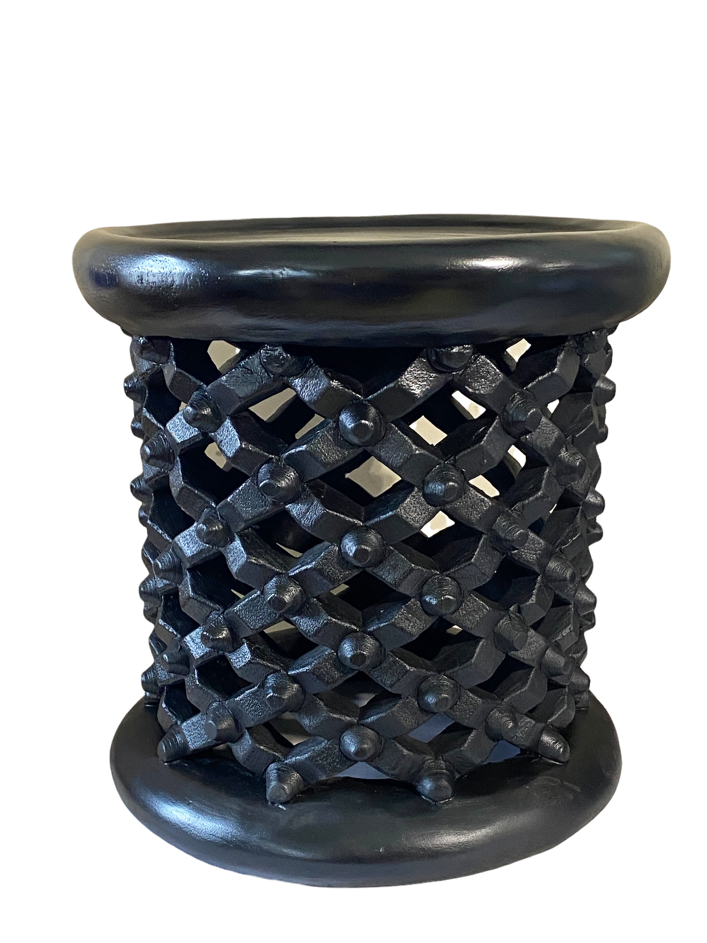 #4746 African Bamileke Spider Stool/Table 15.5" H