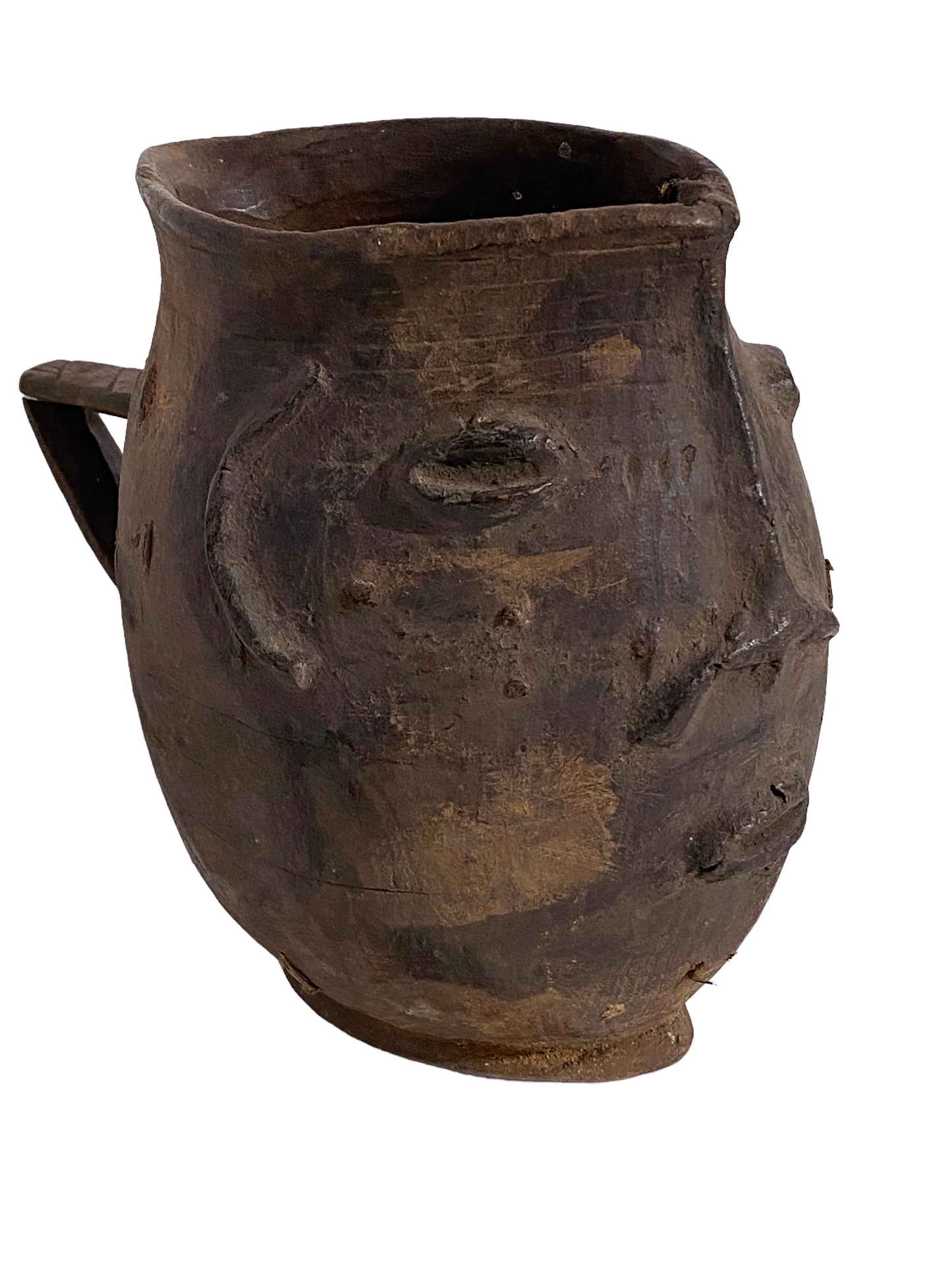 #5042 Kuba wooden Cup Figural Head Congo