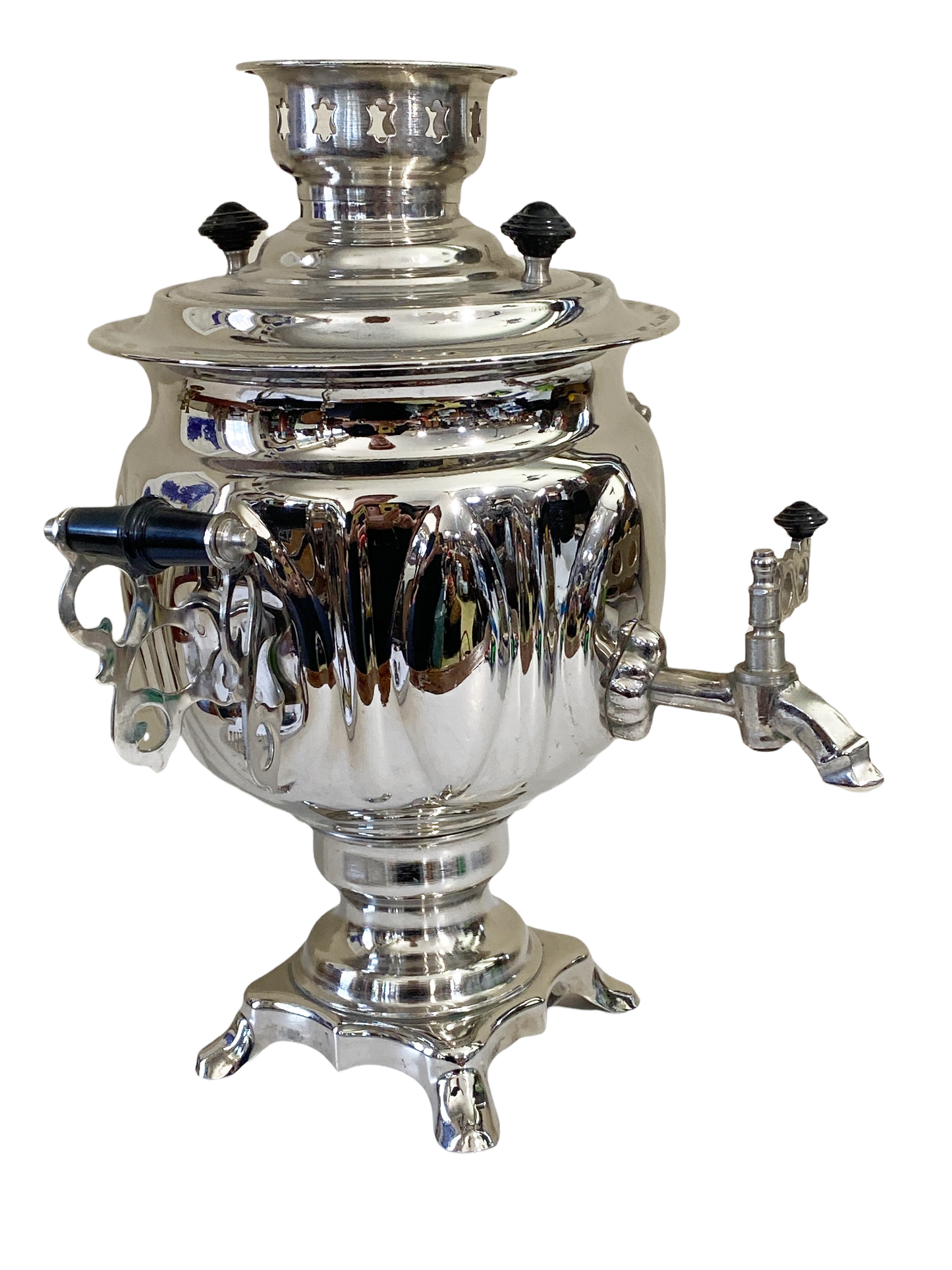#4701 1988 Russian Electrical Silver Samovar