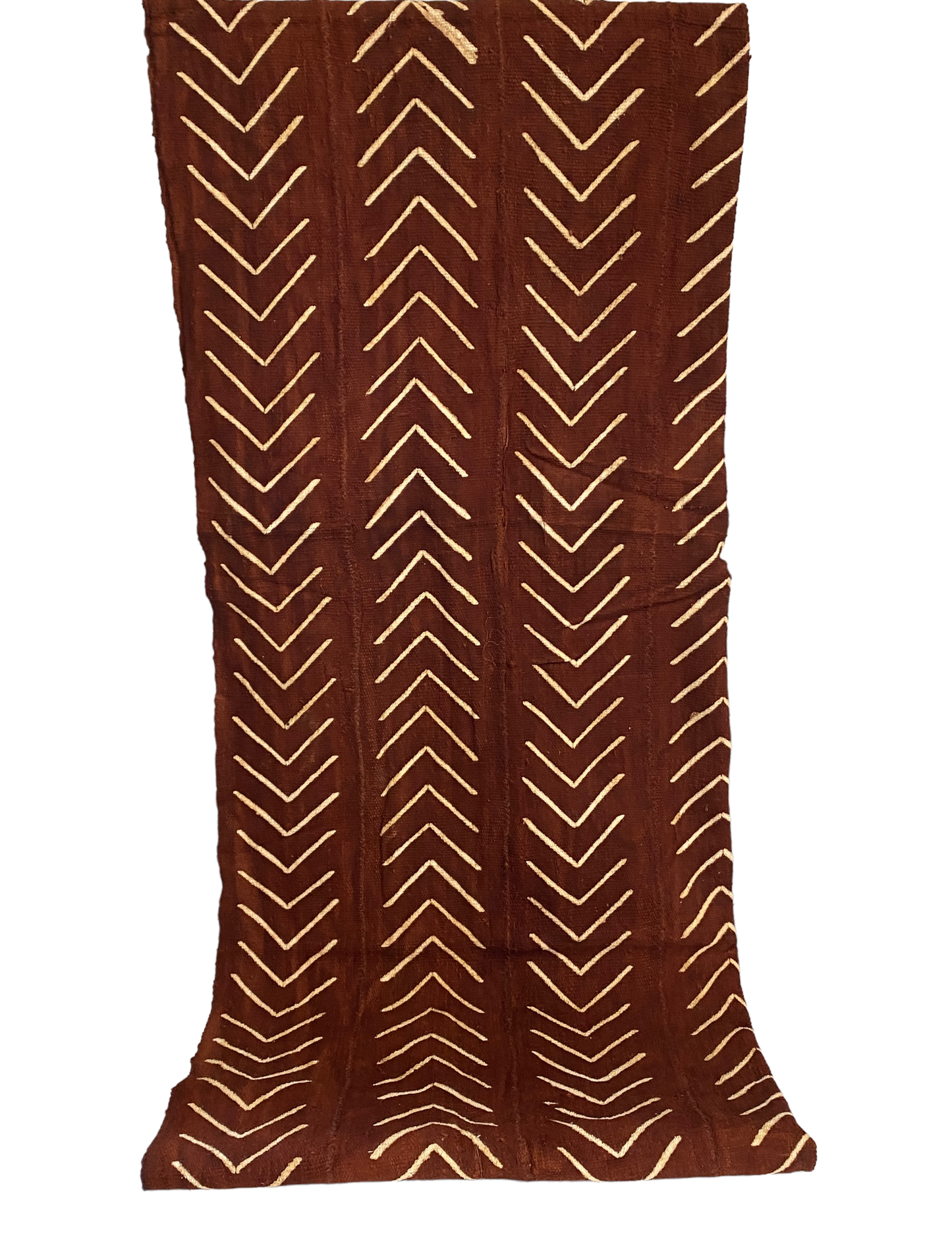# 5136 Malian Brown & White Mud Cloth Textile