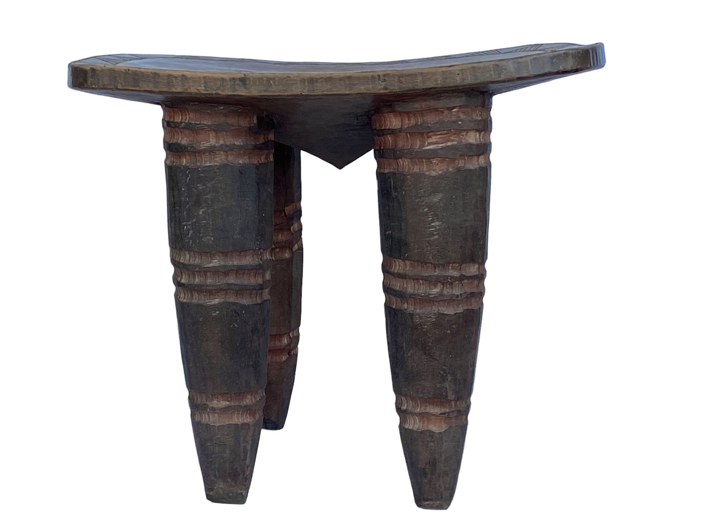 #5449 LG African Senufo Stool / Table I coast 24.75" w by 21" H