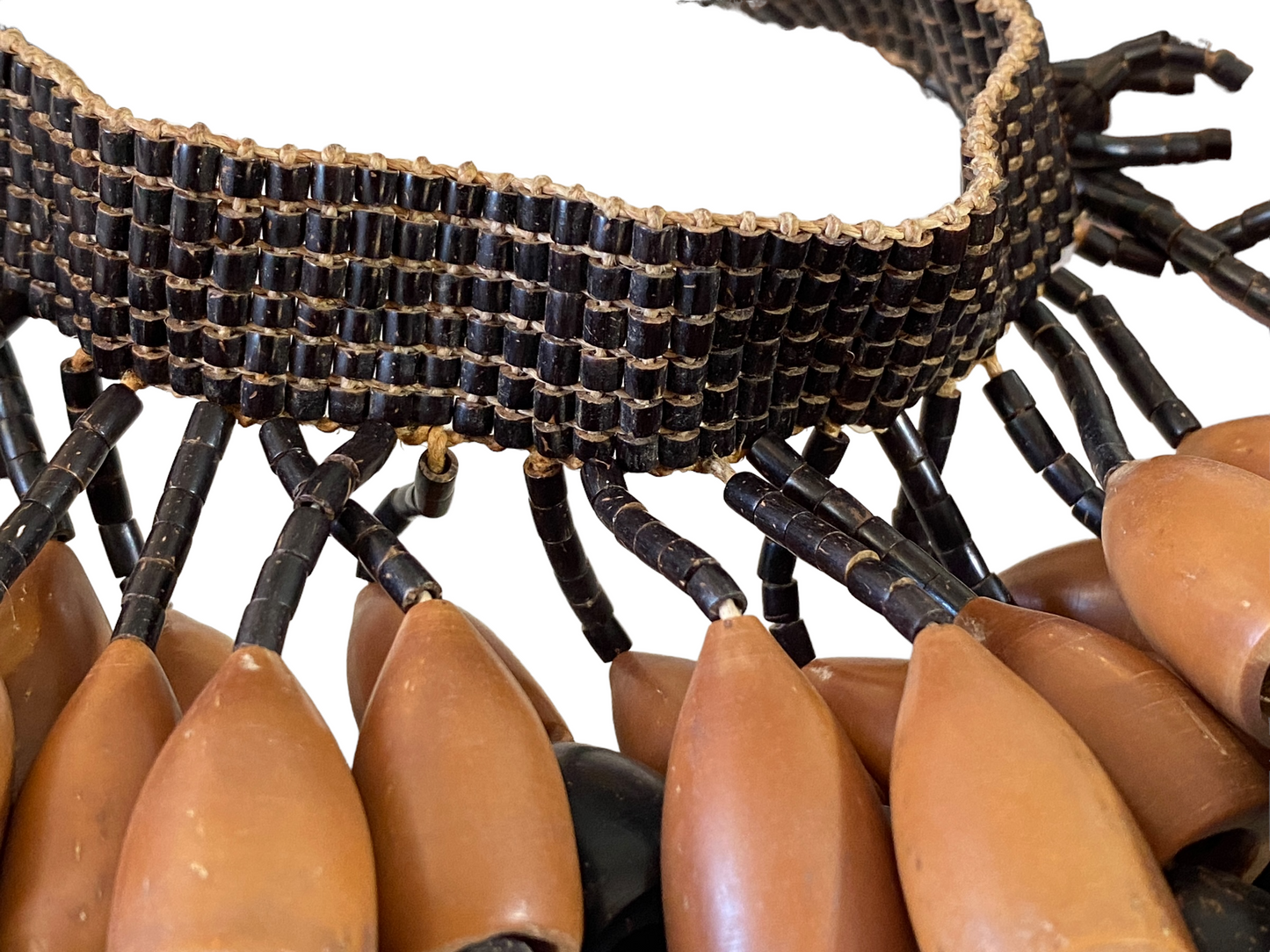 #4927 Unique Brazilian Indigenous The Mamaindê Arm /Leg Band from Buriti Fiber & Seeds