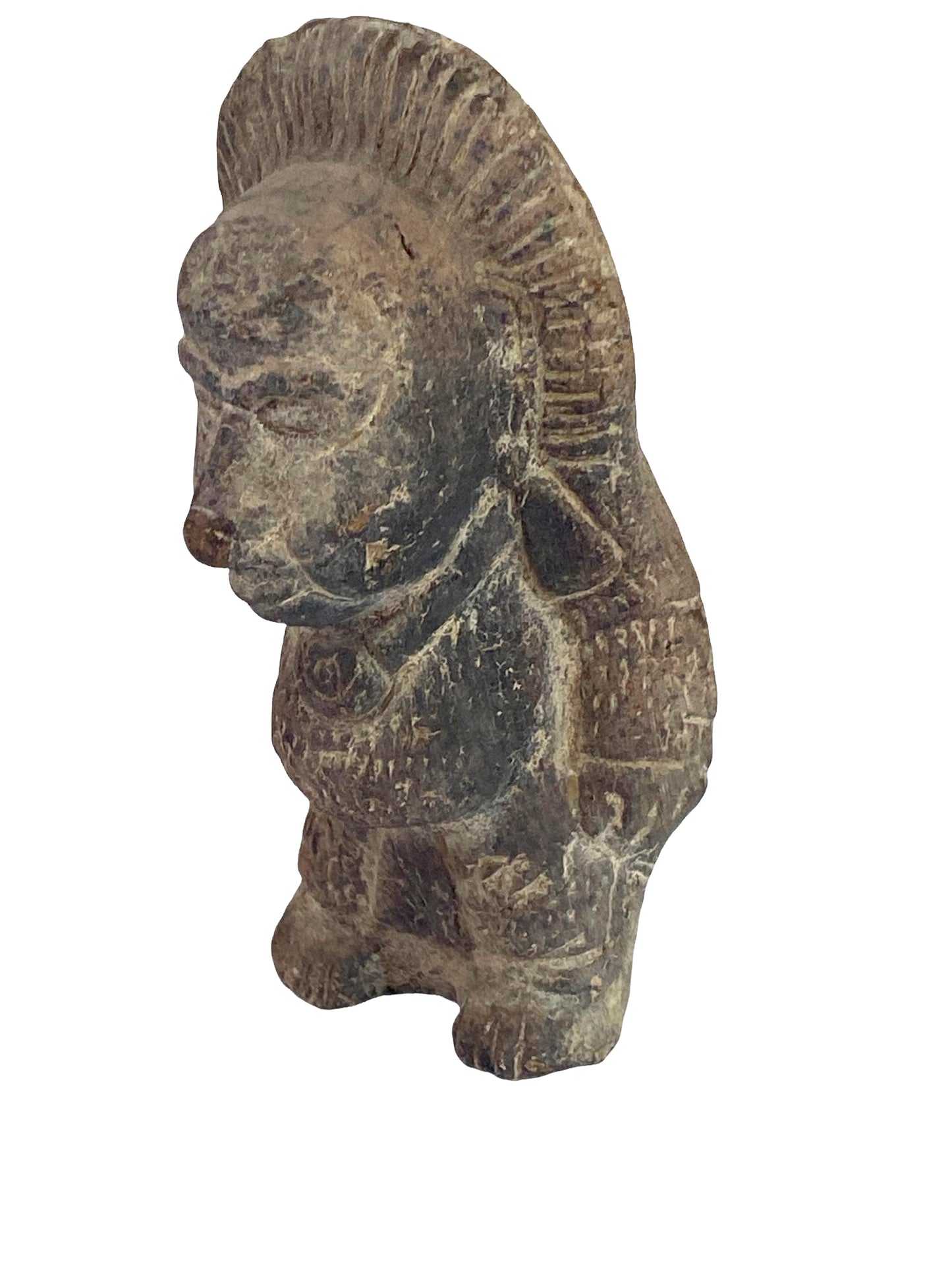 #4621 Pre-Columbian standing figure 4.5"H