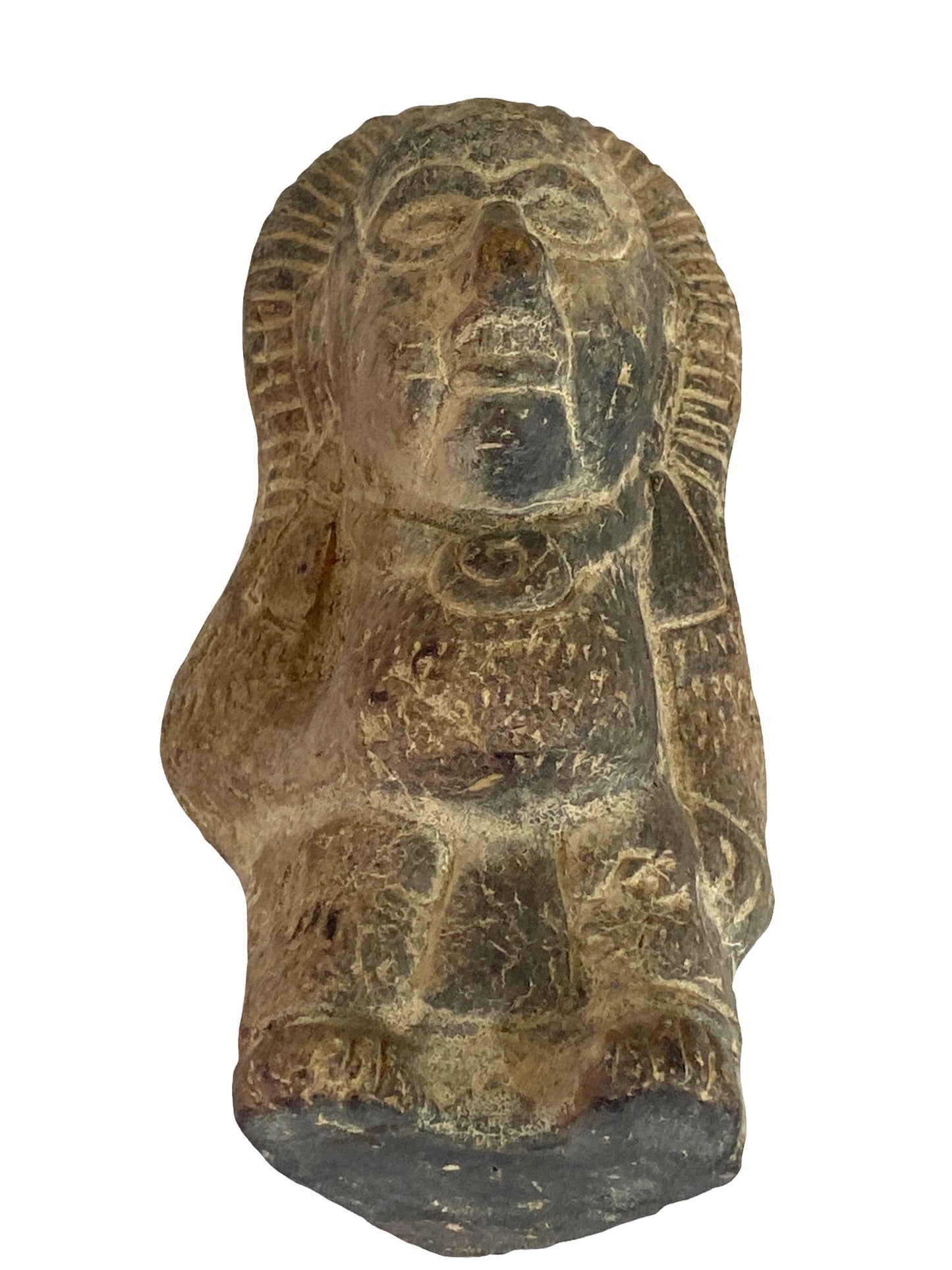 #4621 Pre-Columbian standing figure 4.5"H