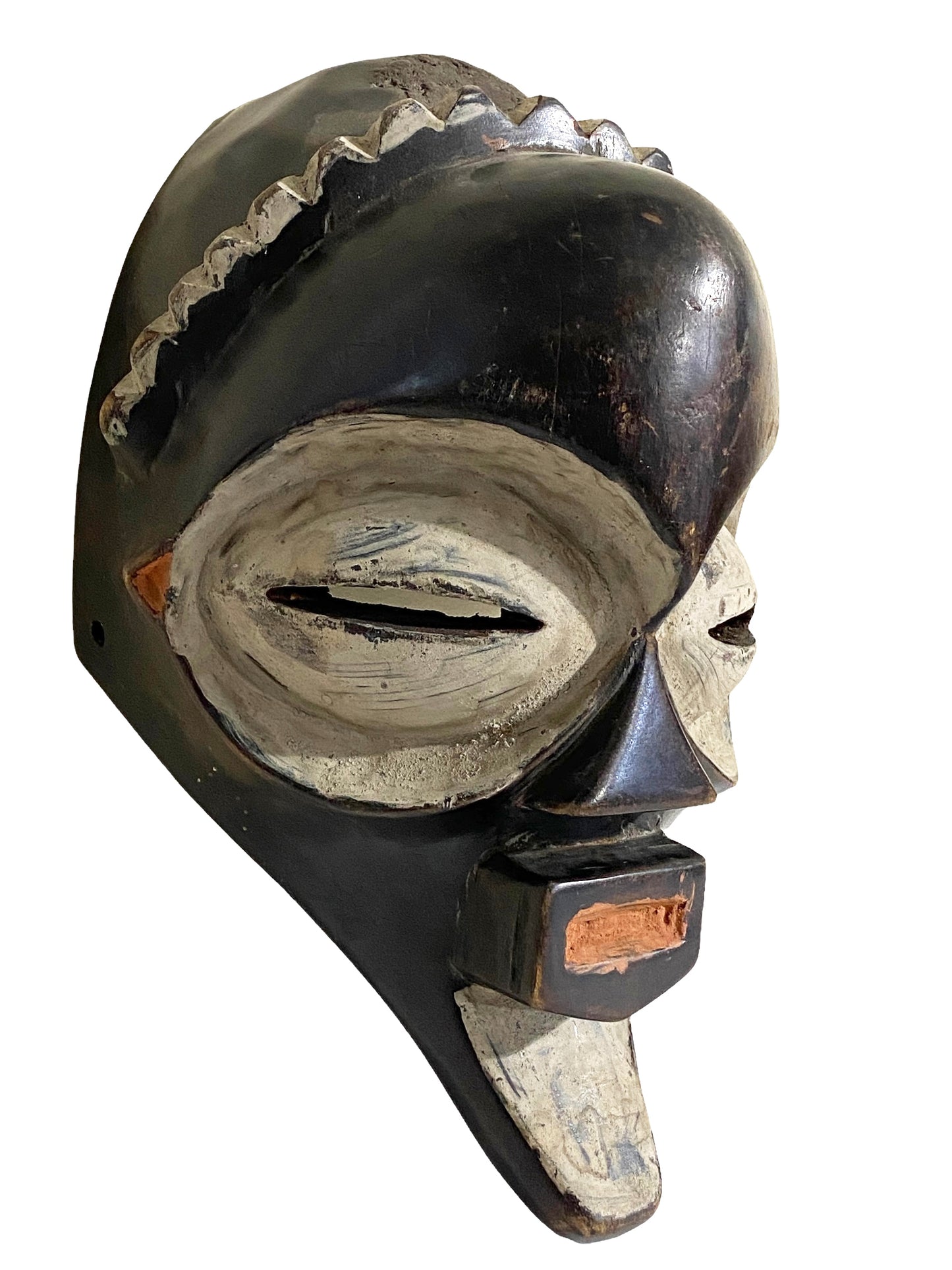 #4645 Tribal African mask from the Luba - Congo 13" h