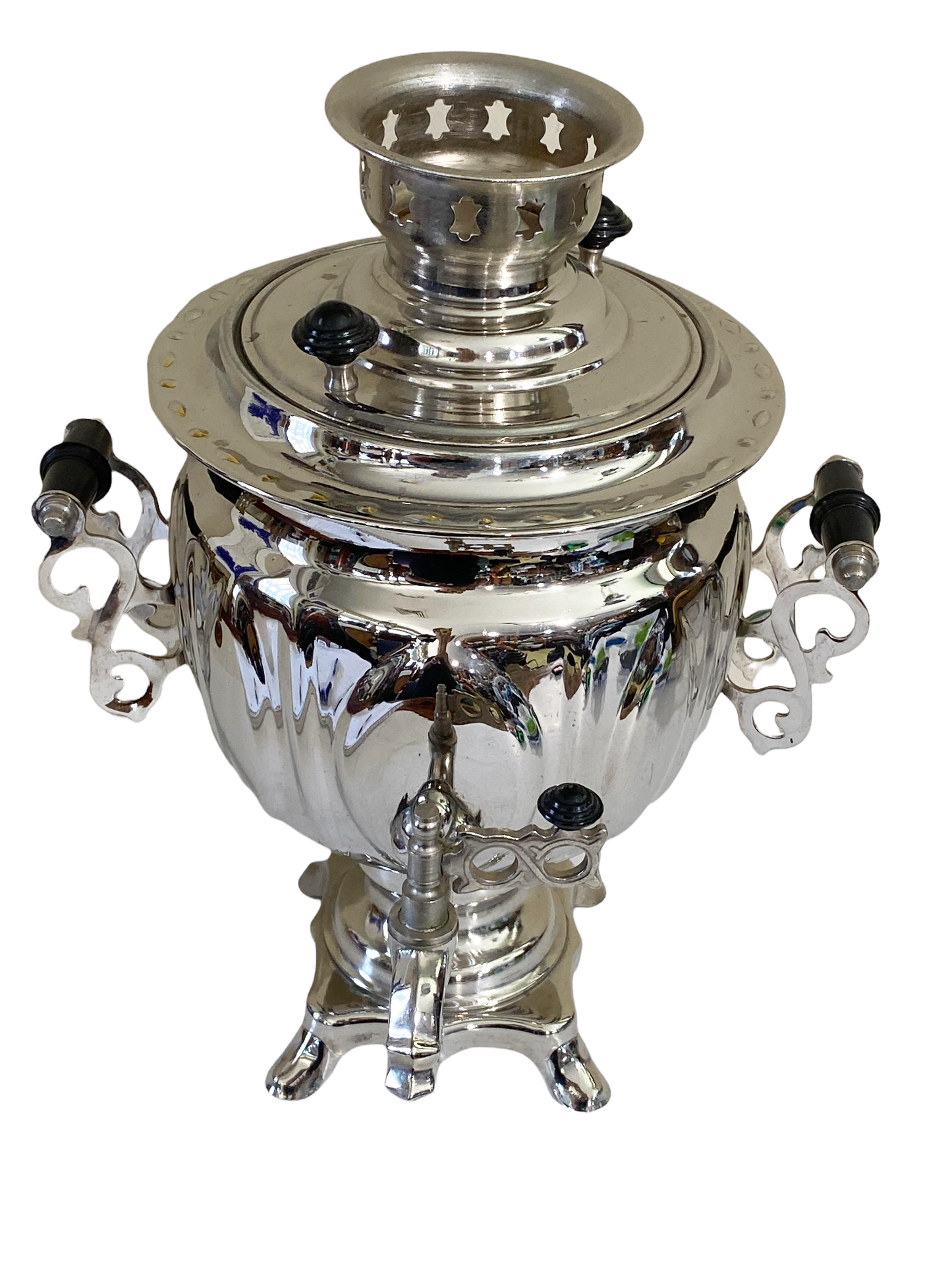 #4701 1988 Russian Electrical Silver Samovar