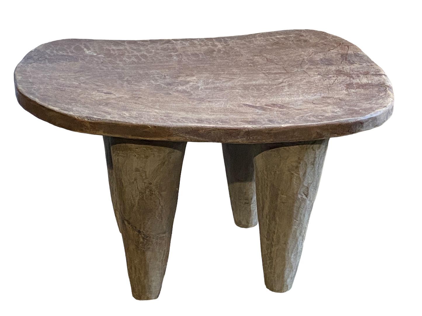 # 4971 Superb Old Rustic African Senufo Stool / Table I coast 24" W