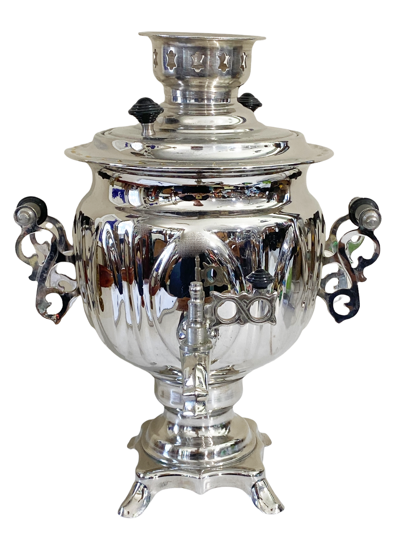 #4701 1988 Russian Electrical Silver Samovar