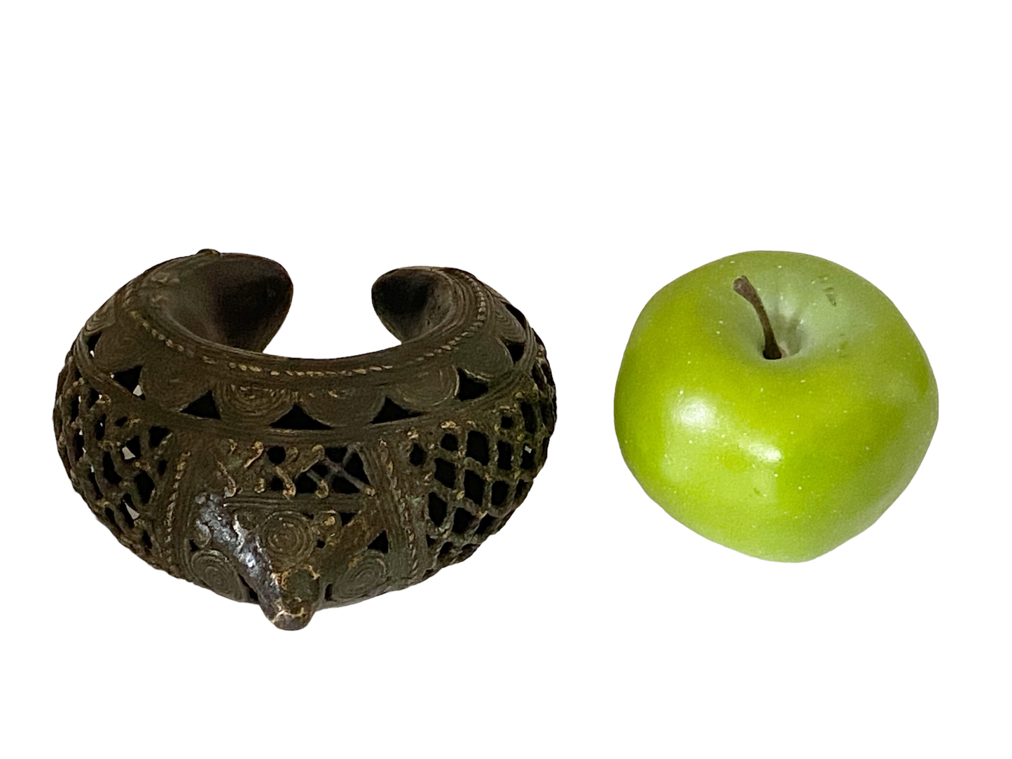 #3713 Superb Benin  Bronze Bracelet Currency Nigeria