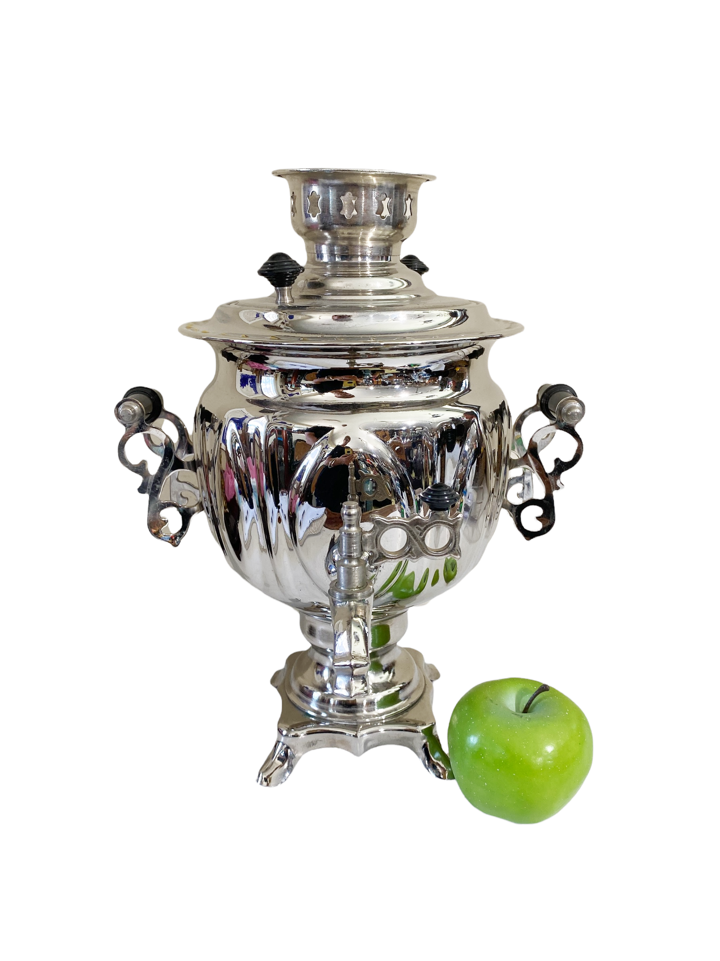 #4701 1988 Russian Electrical Silver Samovar