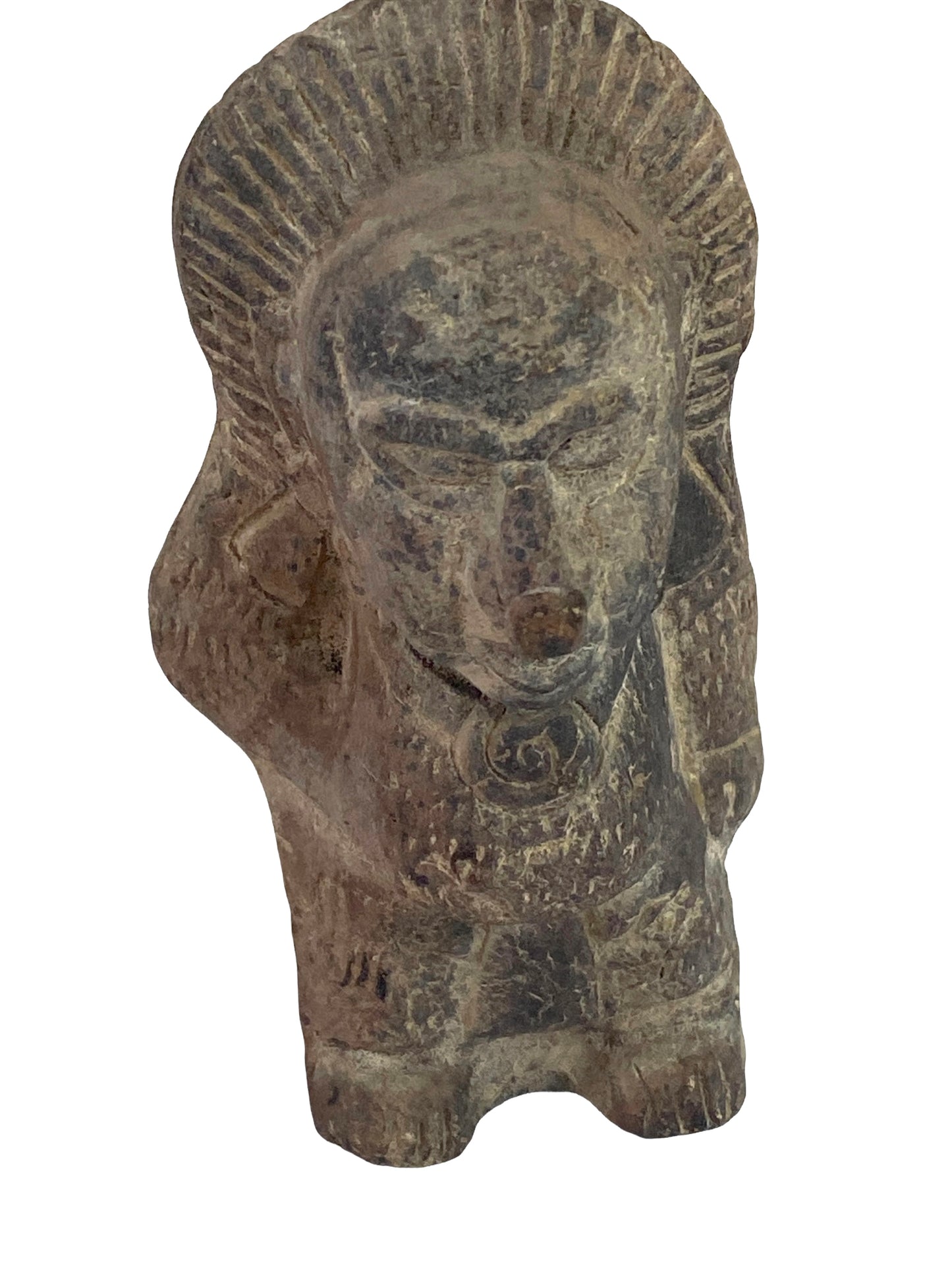 #4621 Pre-Columbian standing figure 4.5"H