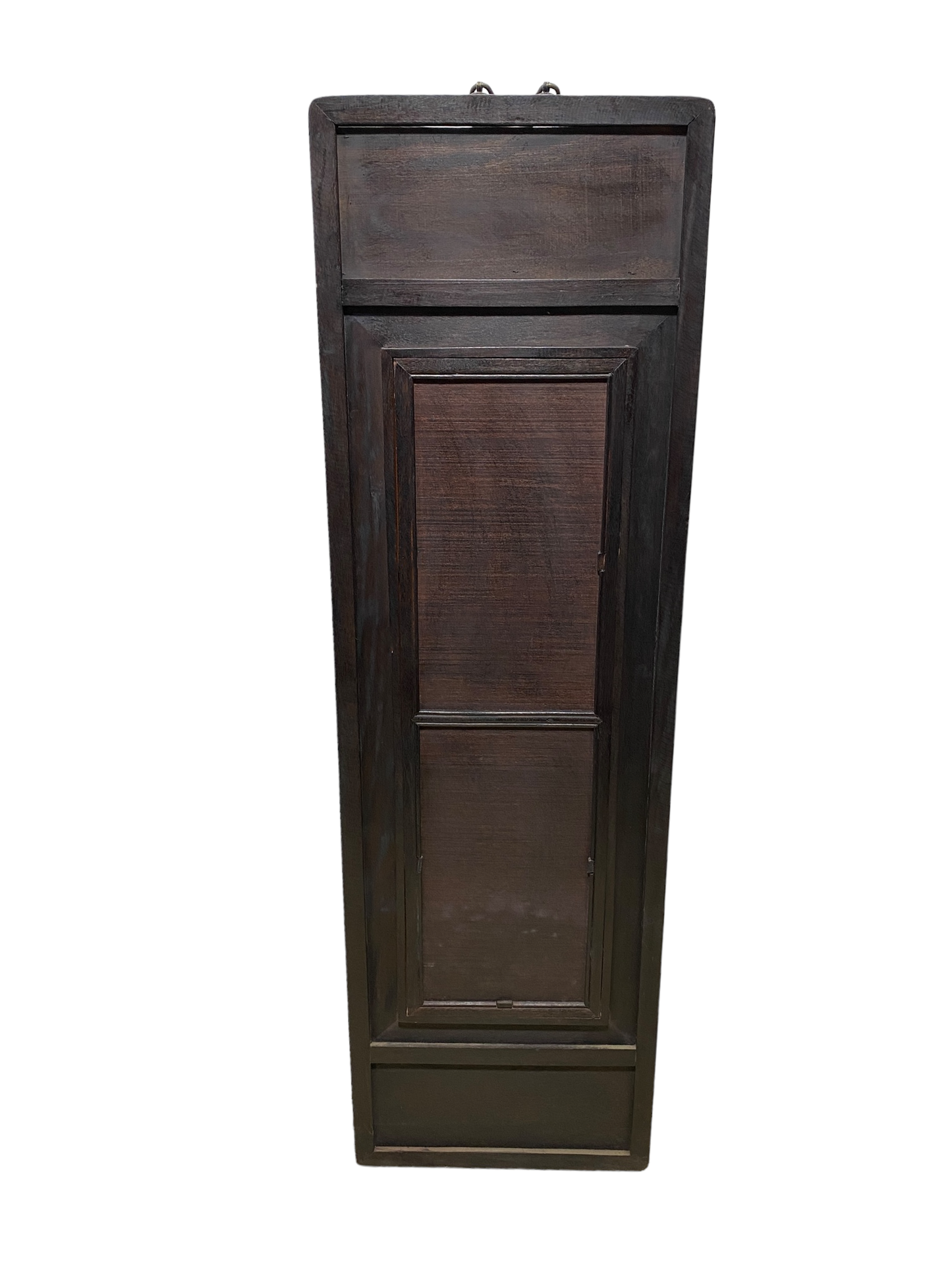 #5059 Chinoiserie Hand Painted Famille Rose Porcelain Panel 50" H