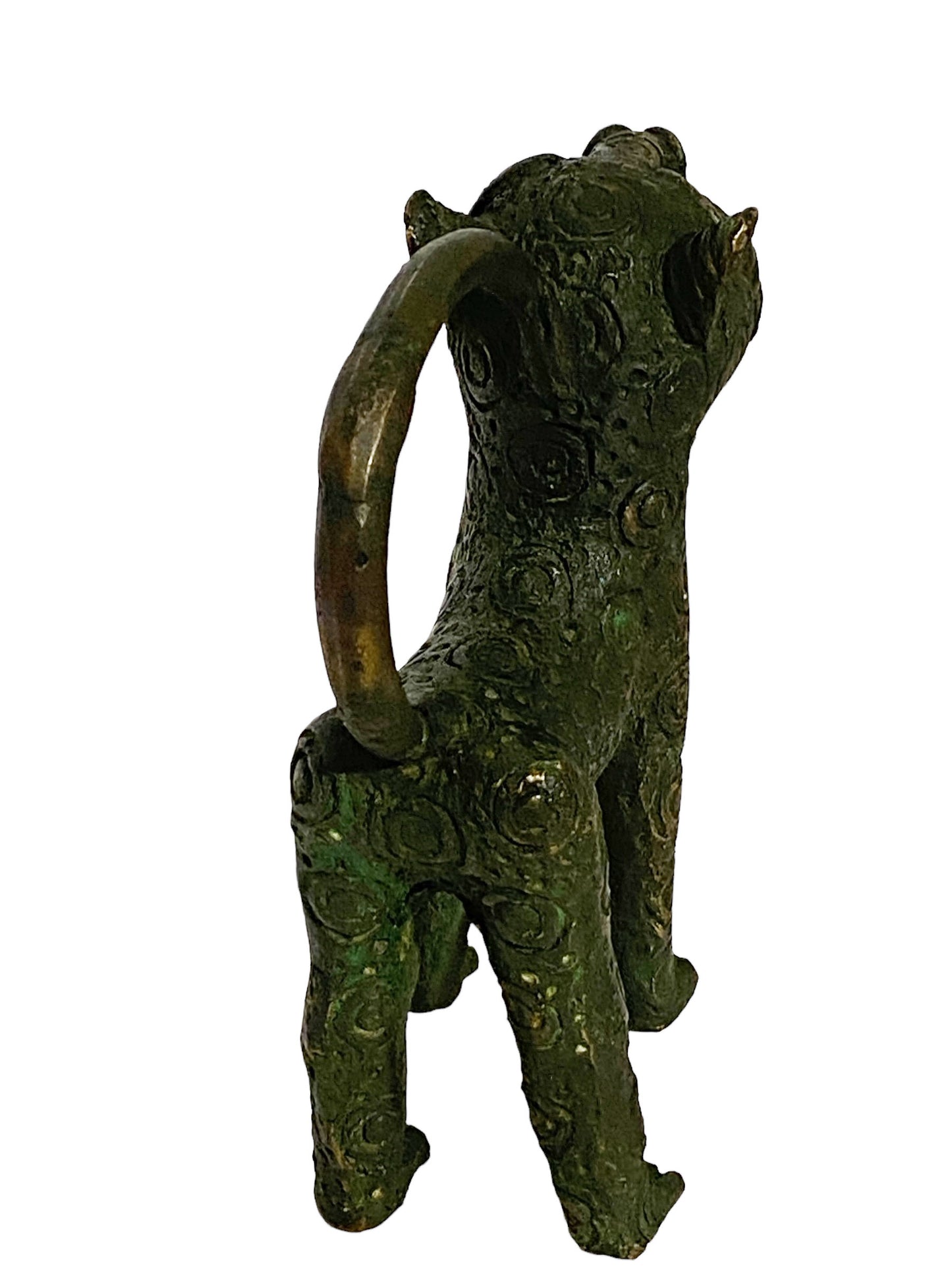 #5238 Superb Benin Leopard Bronze Nigeria African