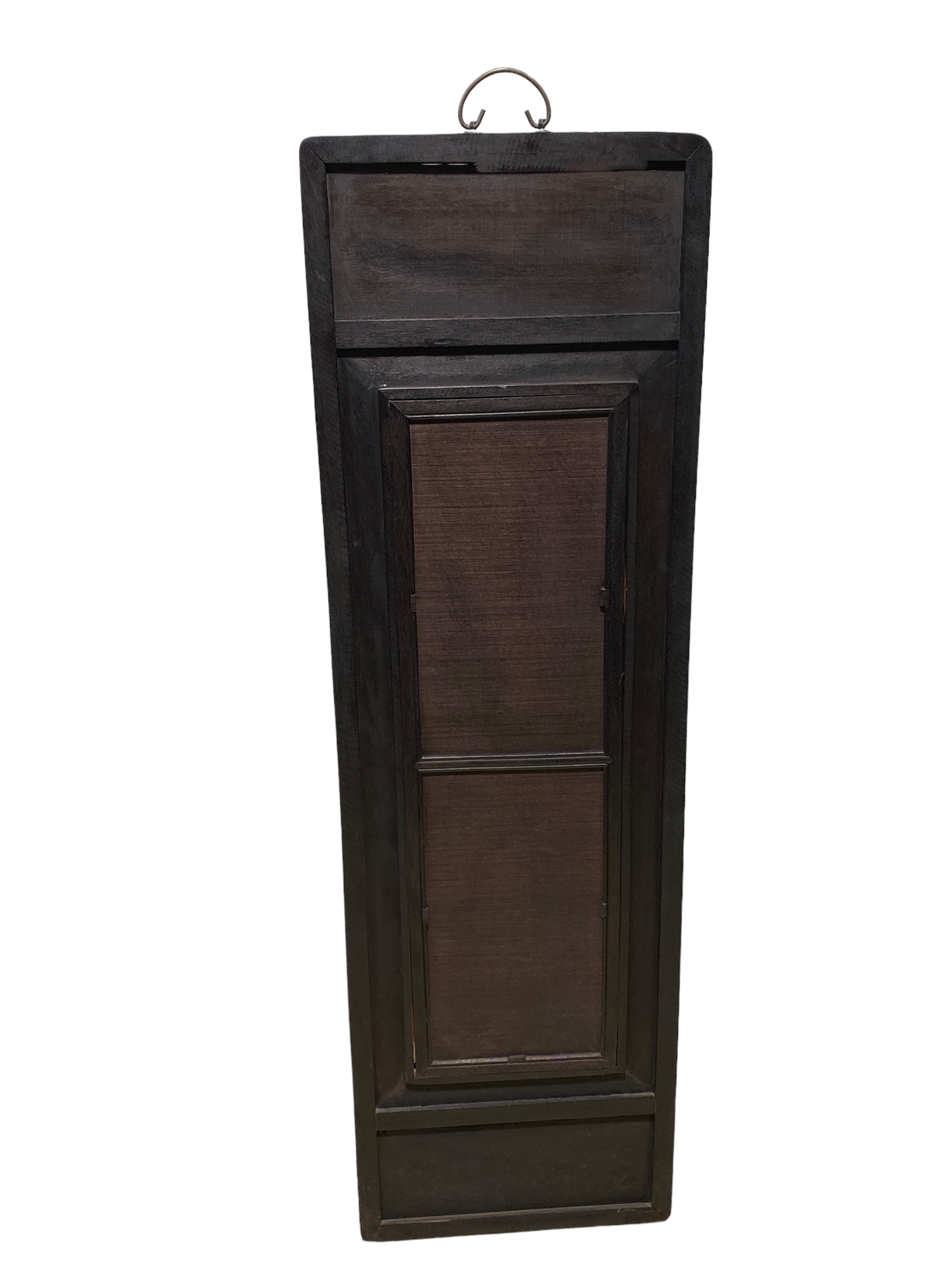 #5061 Chinoiserie Hand Painted Famille Rose Porcelain Panel 67" H