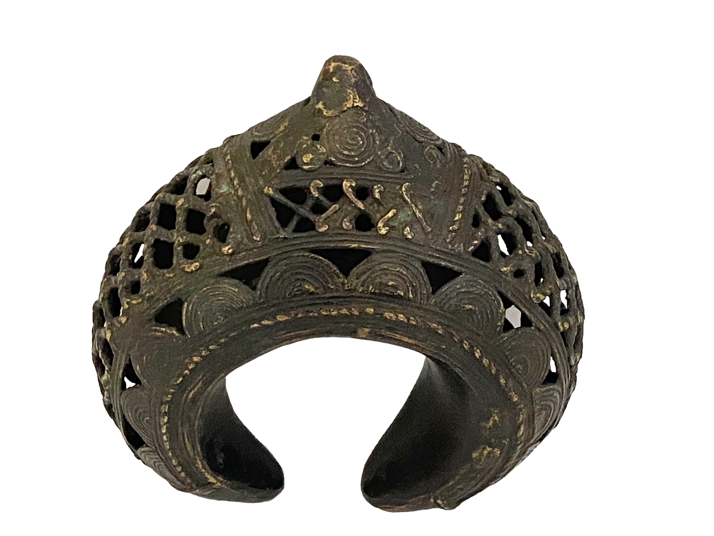 #3713 Superb Benin  Bronze Bracelet Currency Nigeria