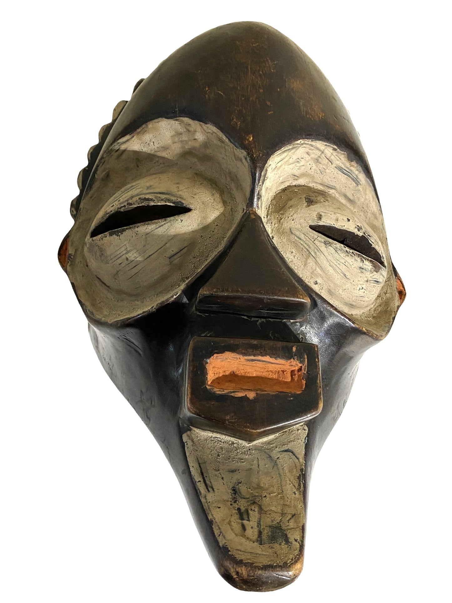 #4645 Tribal African mask from the Luba - Congo 13" h