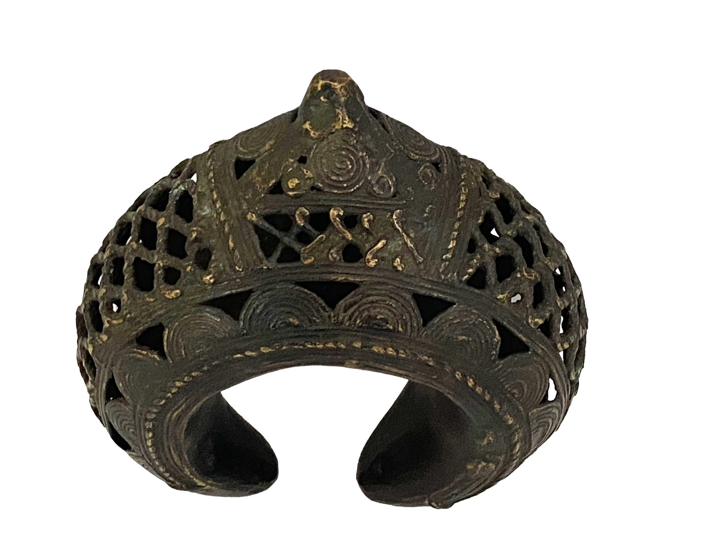 #3713 Superb Benin  Bronze Bracelet Currency Nigeria