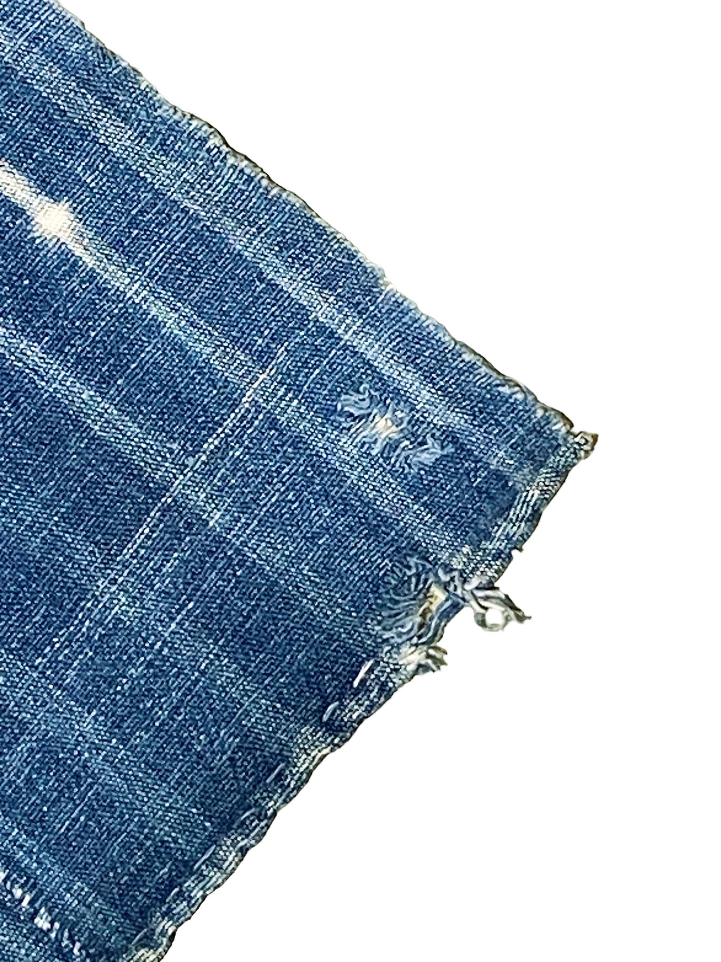 #5329 African Indigo Cloth - Mossi Tribe Burkina Faso 59" by 43"