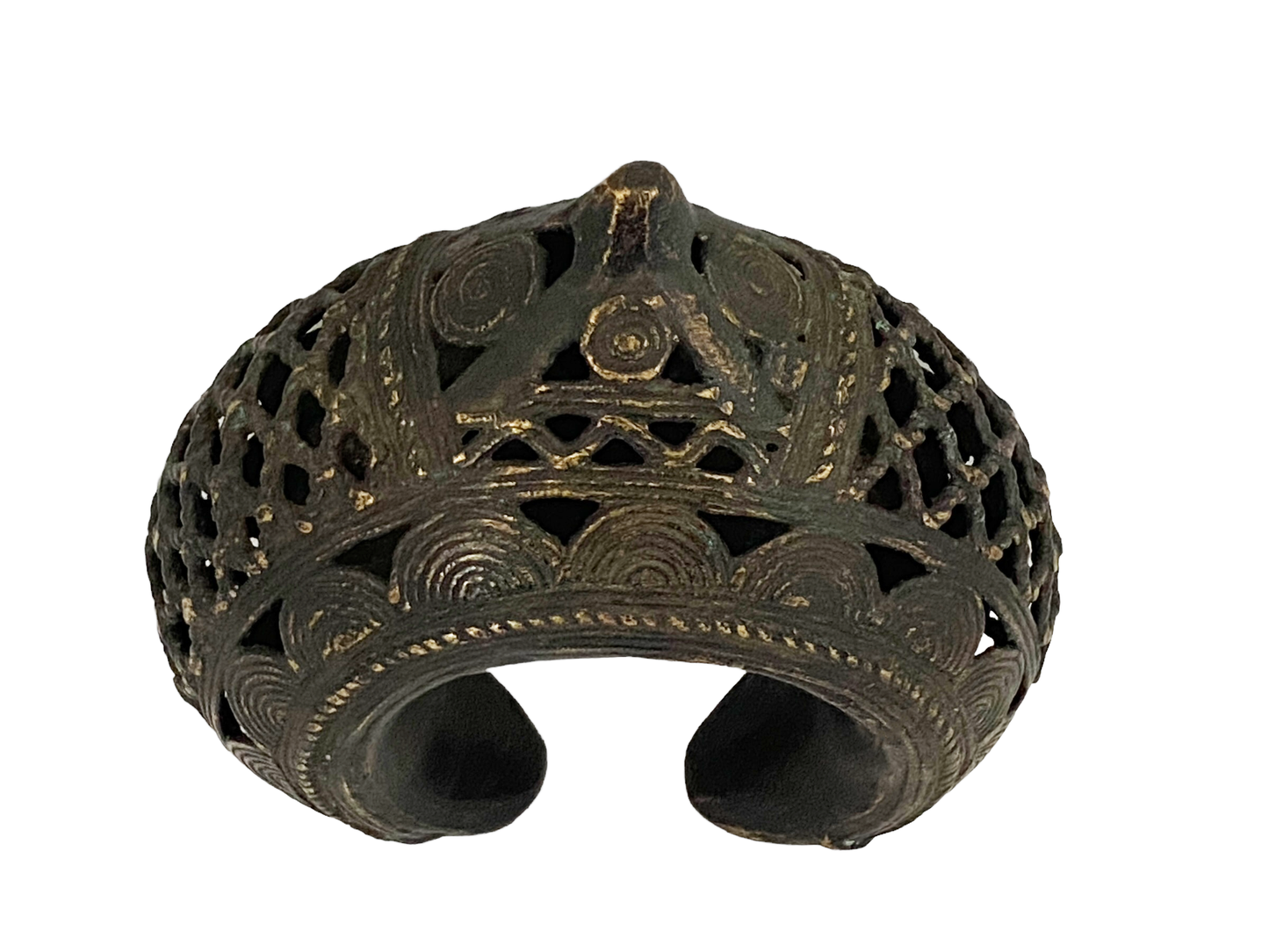 #3713 Superb Benin  Bronze Bracelet Currency Nigeria