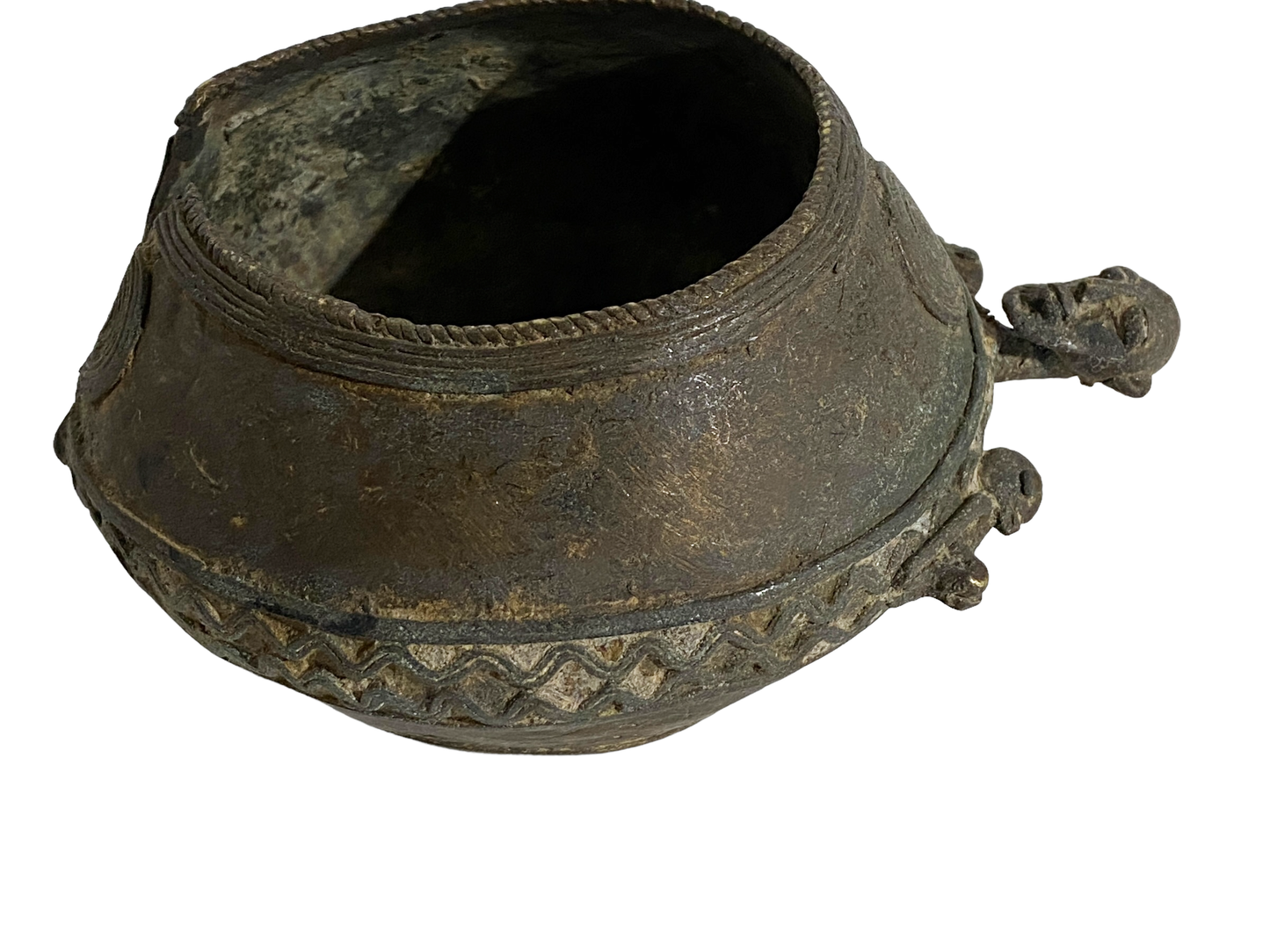 #3492 Exquisite Bronze Bracelet  Gan Burkina Faso