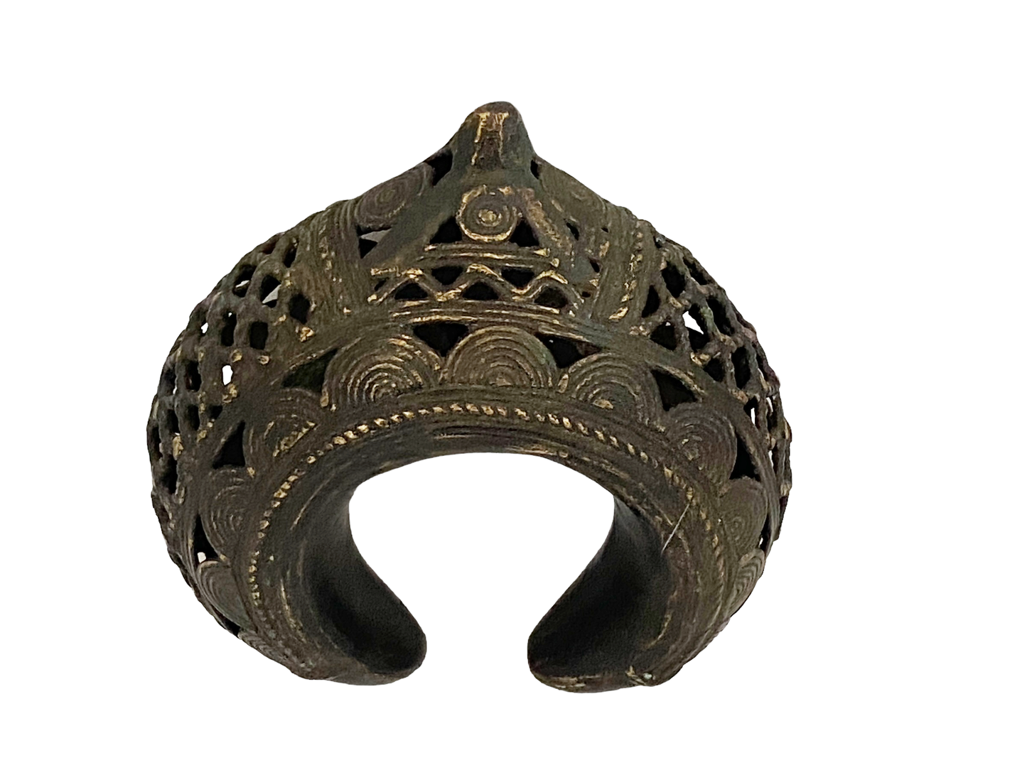 #3713 Superb Benin  Bronze Bracelet Currency Nigeria