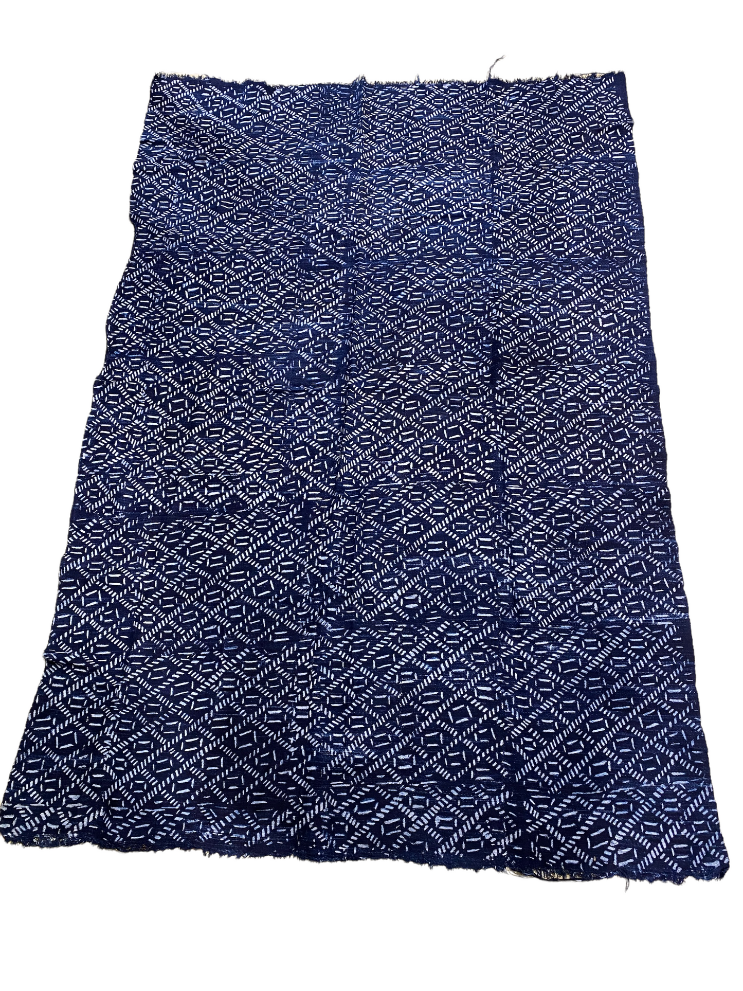 #4738 Fine Weaving Dogon Mali Indigo Mud Cloth Textile