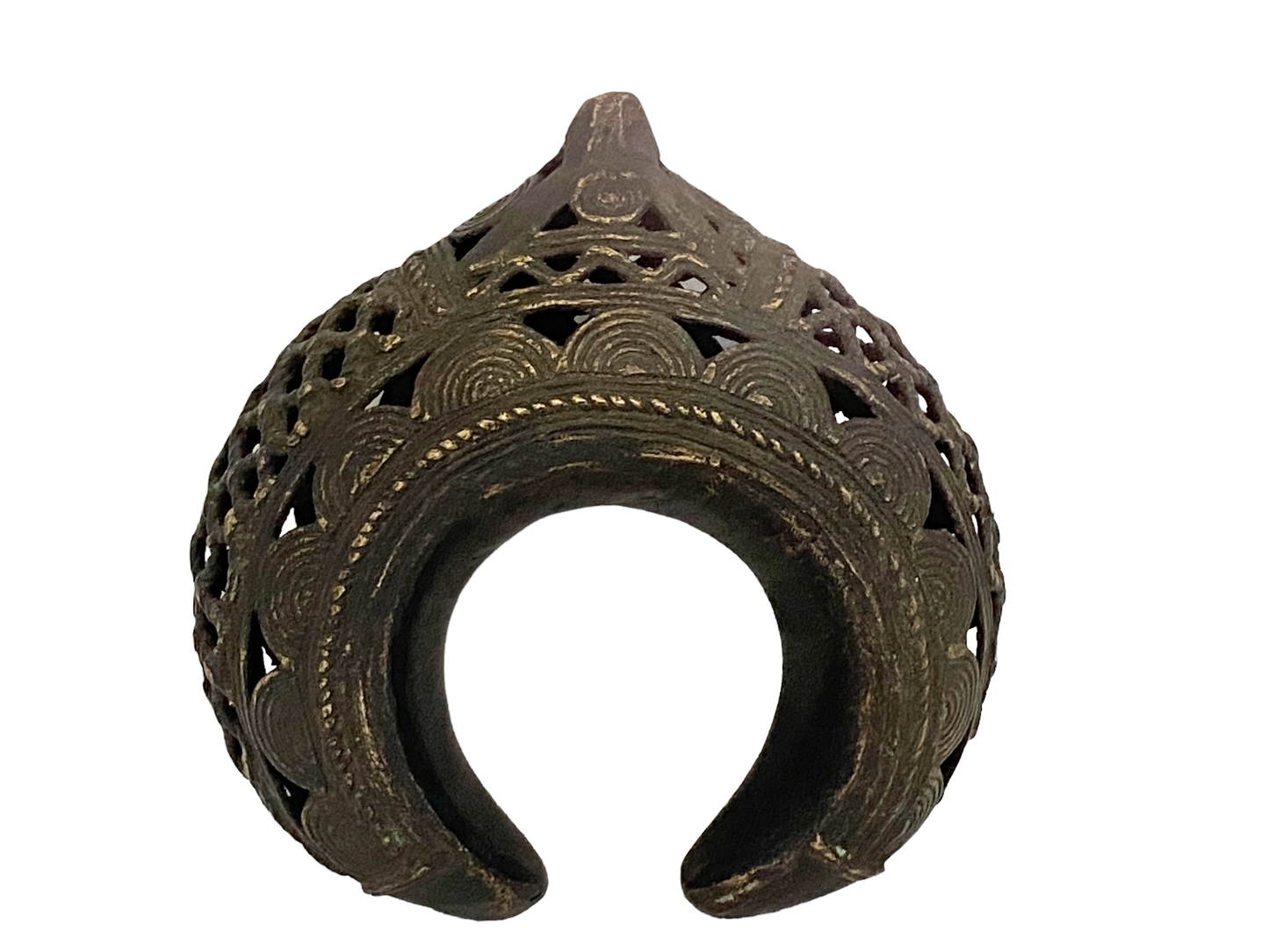 #3713 Superb Benin  Bronze Bracelet Currency Nigeria