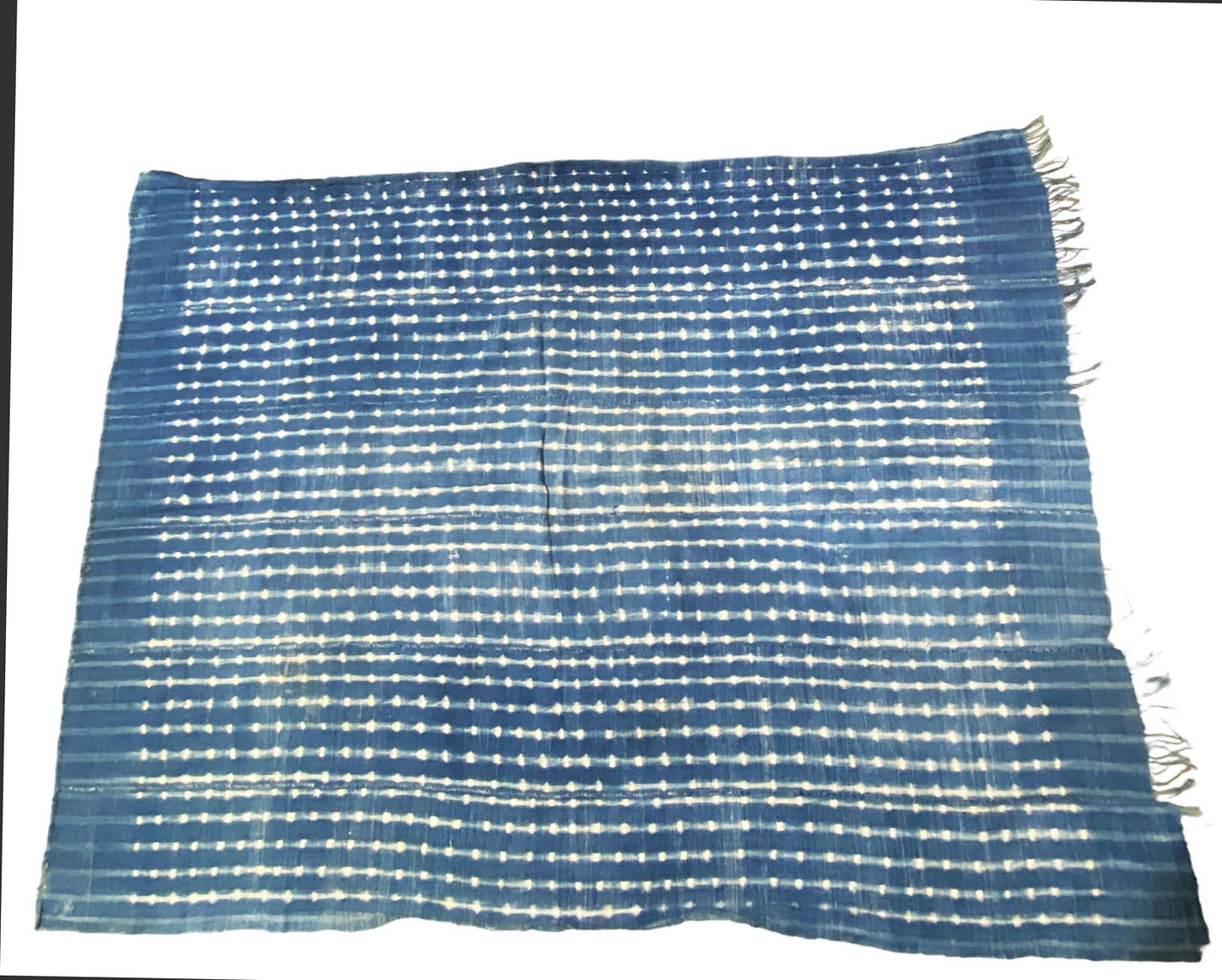 #5329 African Indigo Cloth - Mossi Tribe Burkina Faso 59" by 43"