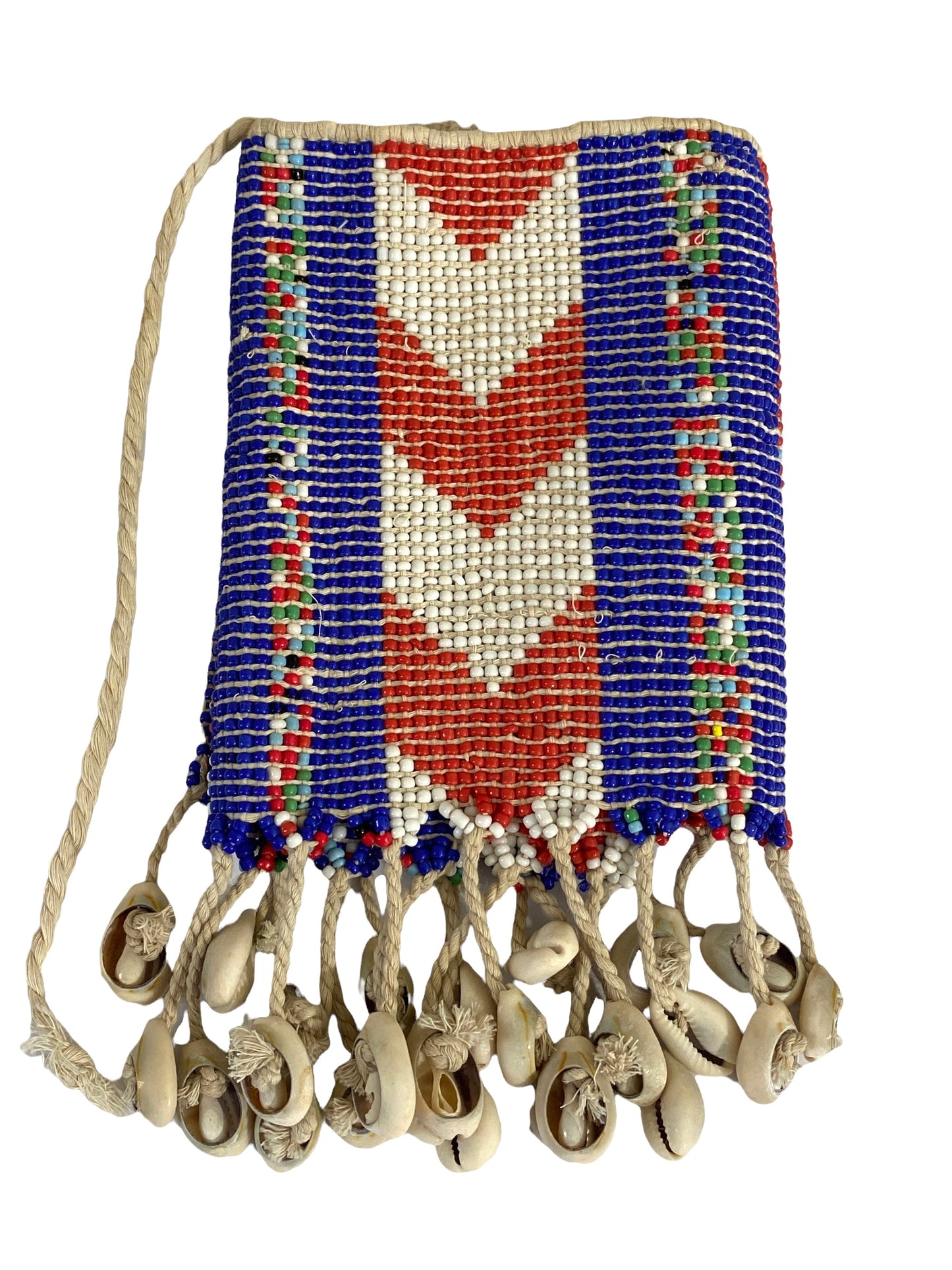 #4546 Ceremonial Beaded Skirt Kirdi Pikuran Cameroon