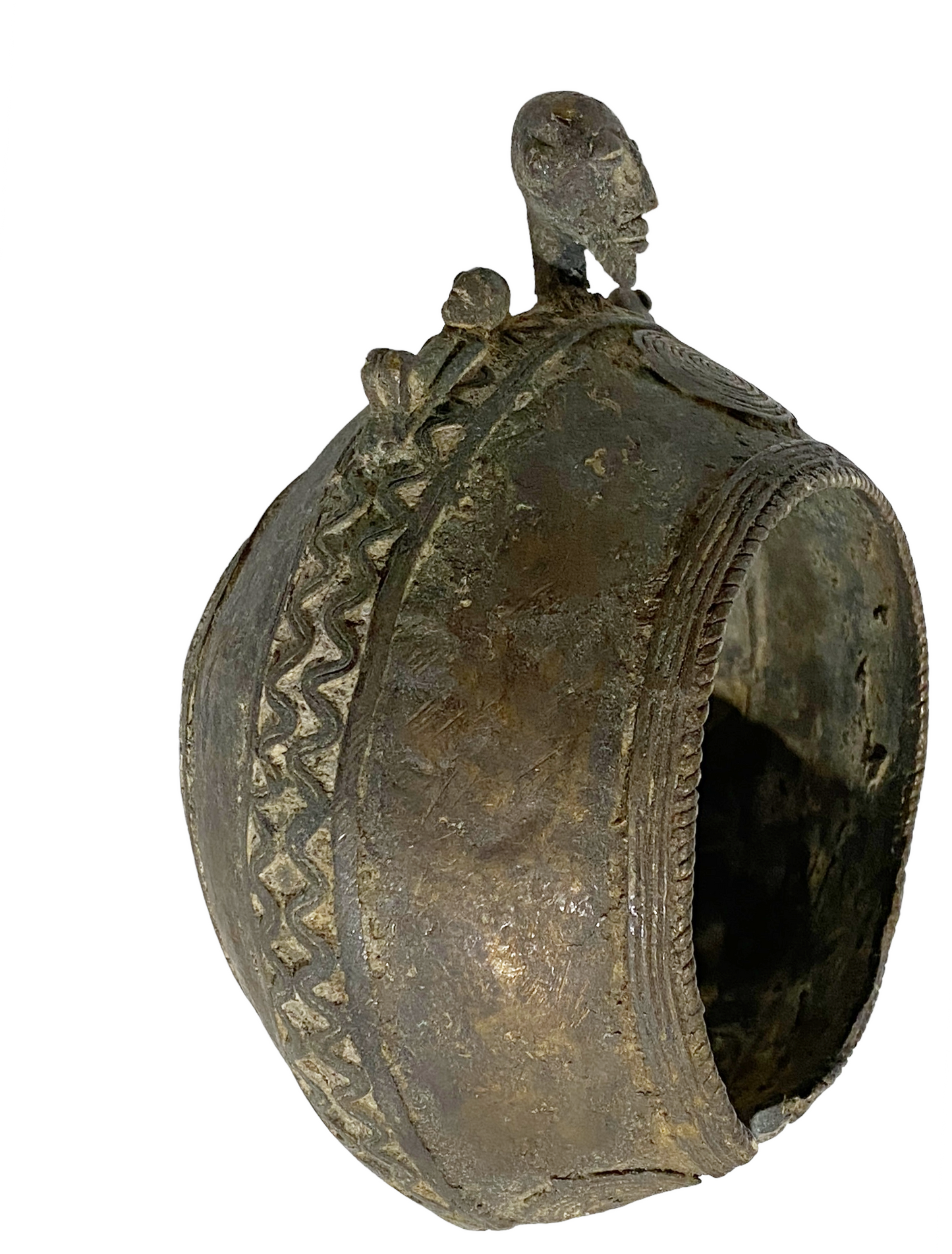 #3492 Exquisite Bronze Bracelet  Gan Burkina Faso