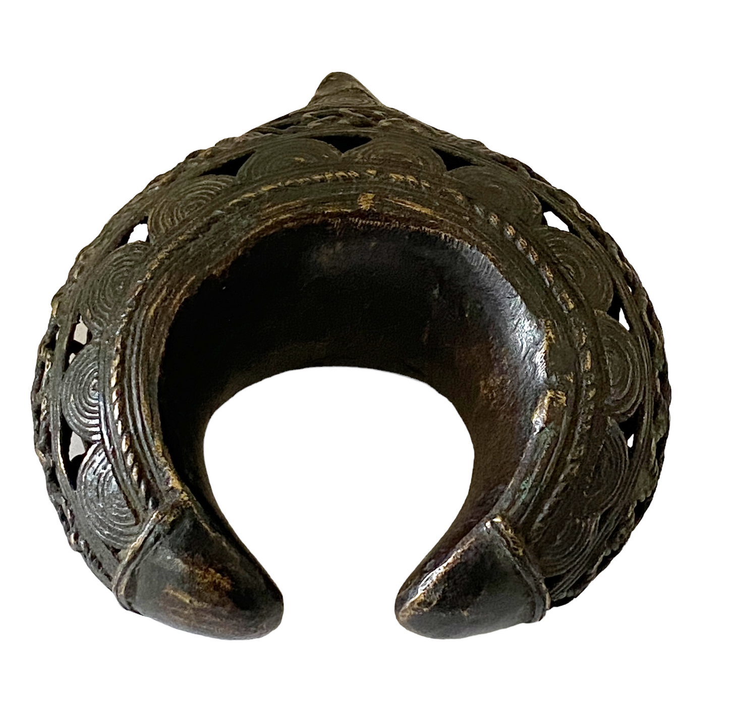 #3713 Superb Benin  Bronze Bracelet Currency Nigeria