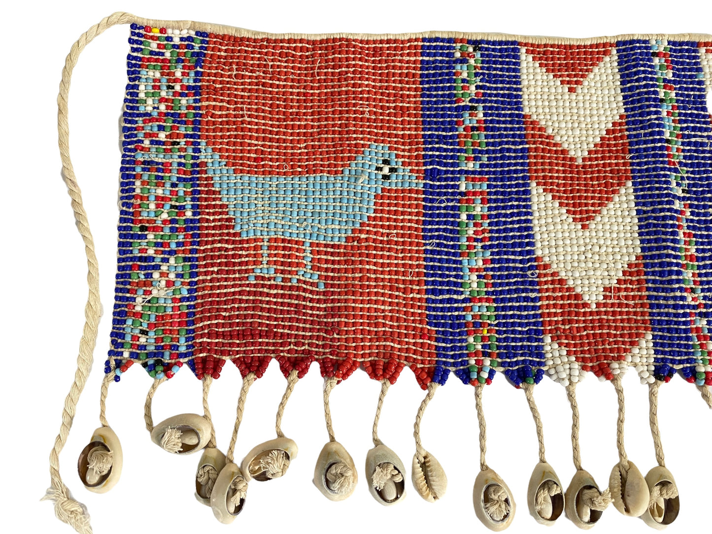 #4546 Ceremonial Beaded Skirt Kirdi Pikuran Cameroon