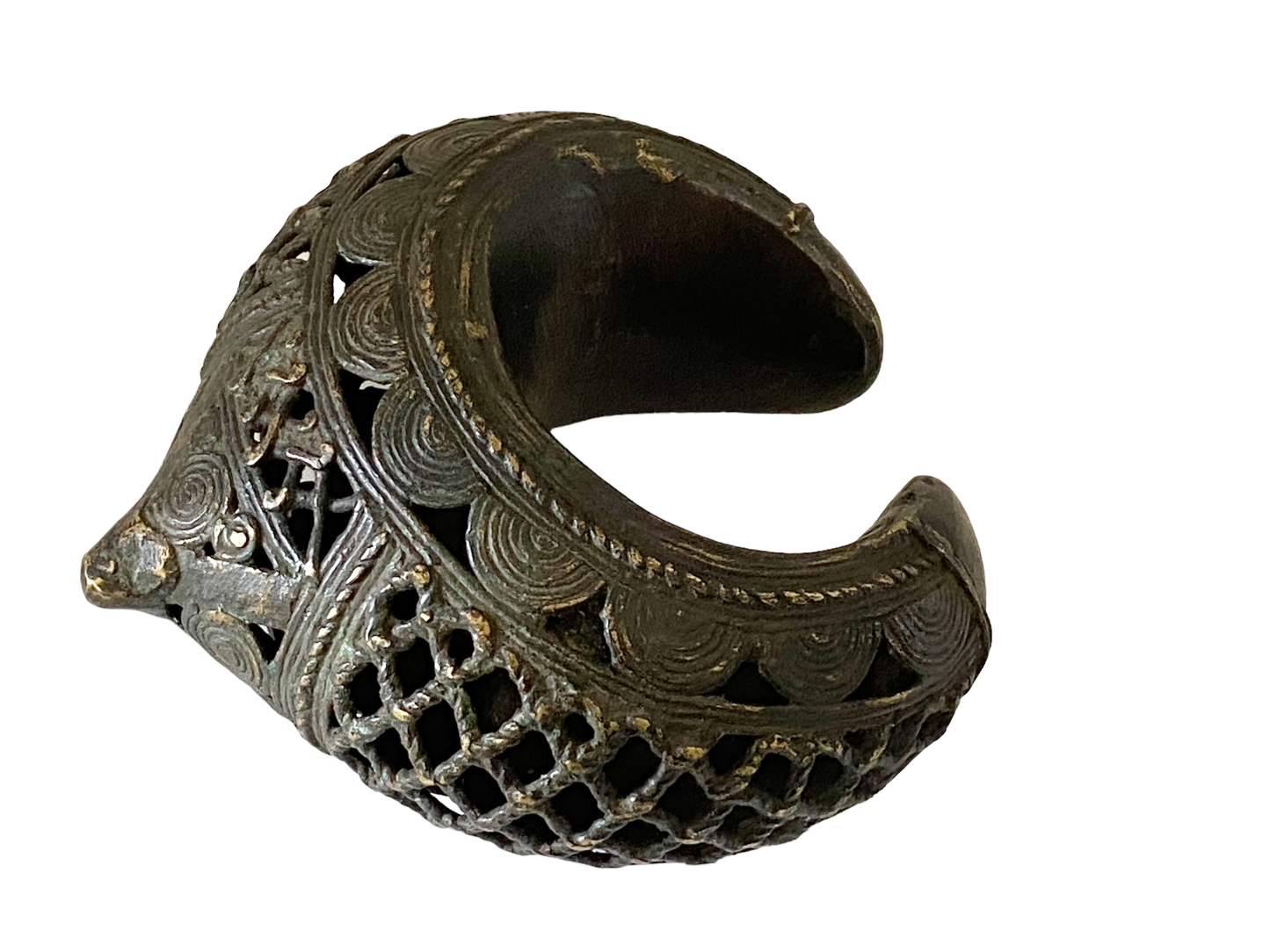 #3713 Superb Benin  Bronze Bracelet Currency Nigeria