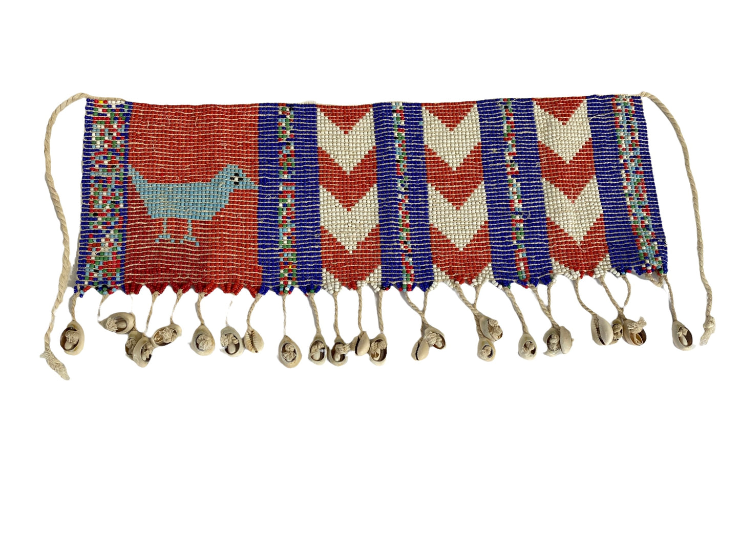 #4546 Ceremonial Beaded Skirt Kirdi Pikuran Cameroon