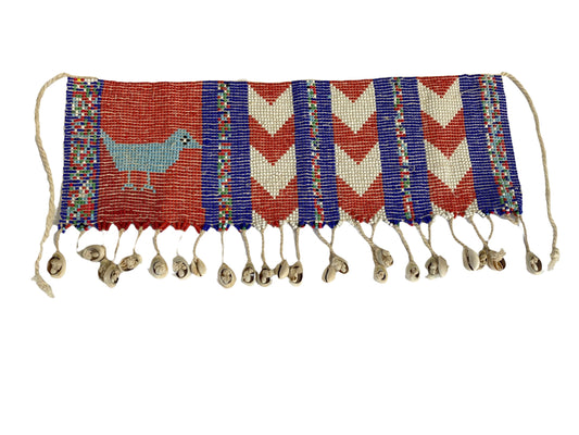 #4546 Ceremonial Beaded Skirt Kirdi  Pikuran Cameroon