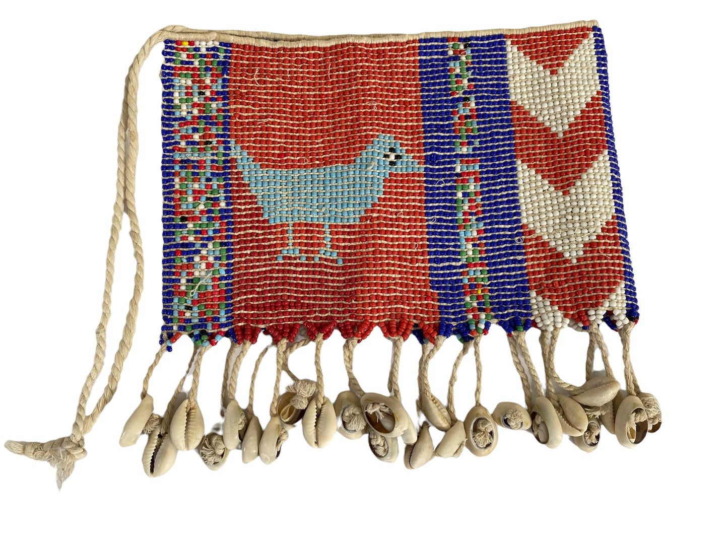 #4546 Ceremonial Beaded Skirt Kirdi Pikuran Cameroon