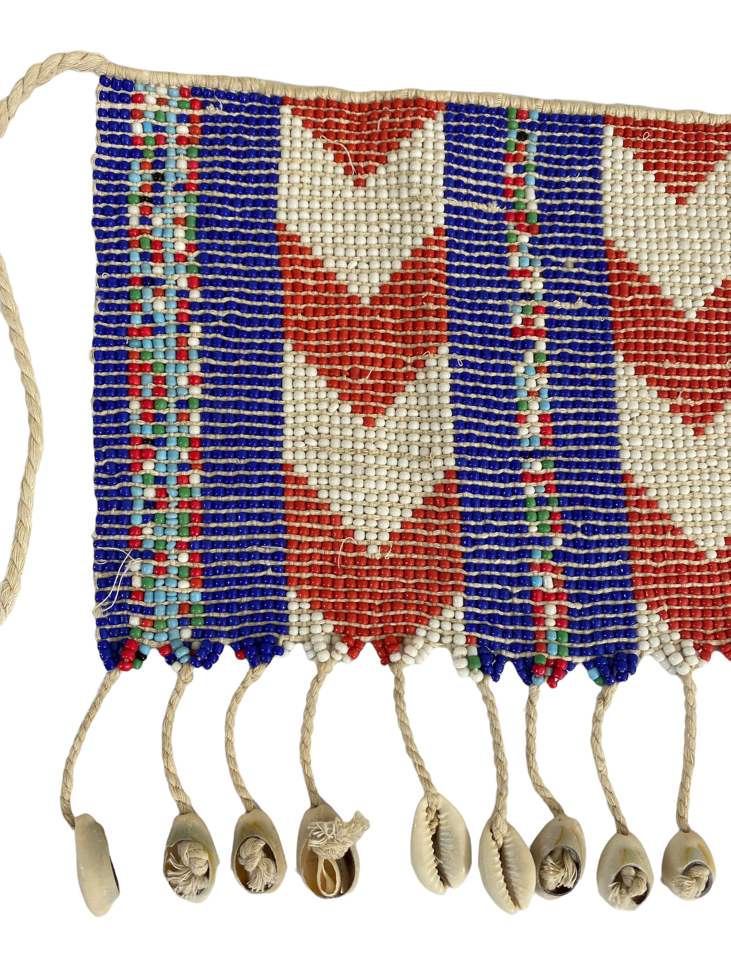 #4546 Ceremonial Beaded Skirt Kirdi Pikuran Cameroon