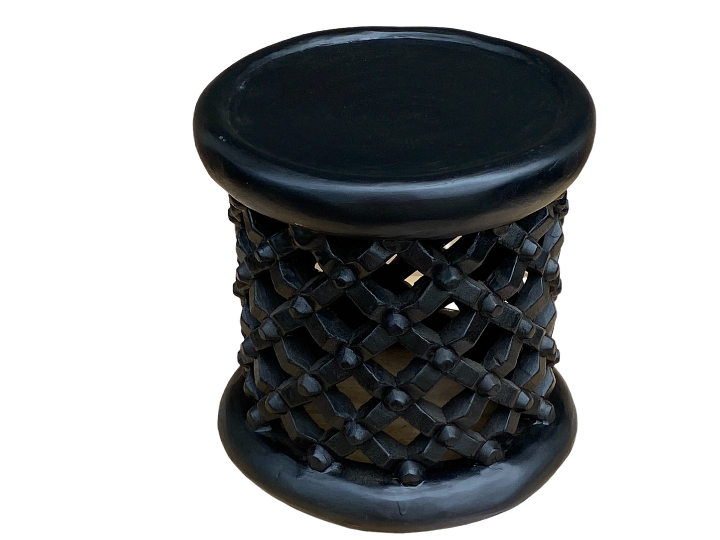 #4517 Old African Bamileke Spider Stool/Table 14.5" H