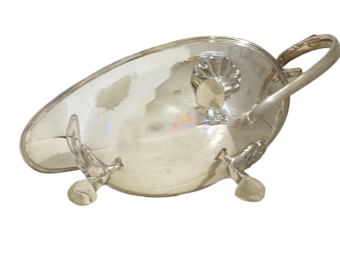 # 4176 English Jb Chatterley & Sons Ltd e.p.n.s. Silver Plated Sauce Boat