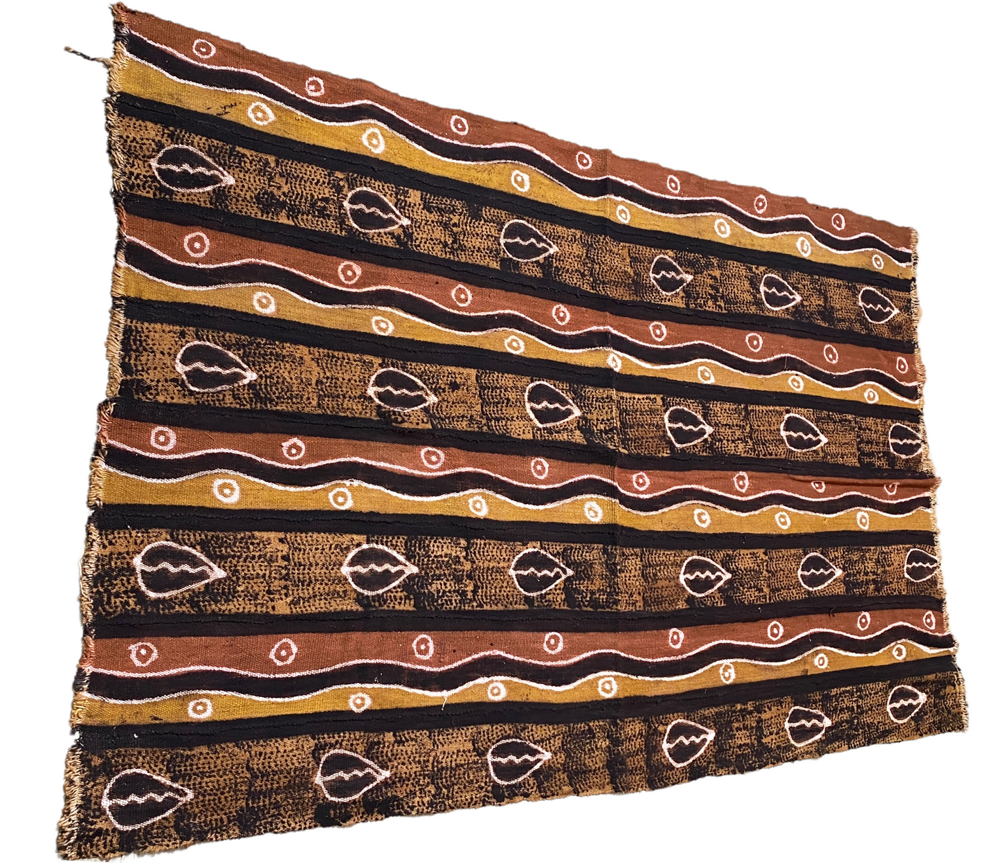 #4886 Superb Bogolan Mali Mud Cloth Textile 40" by 61"