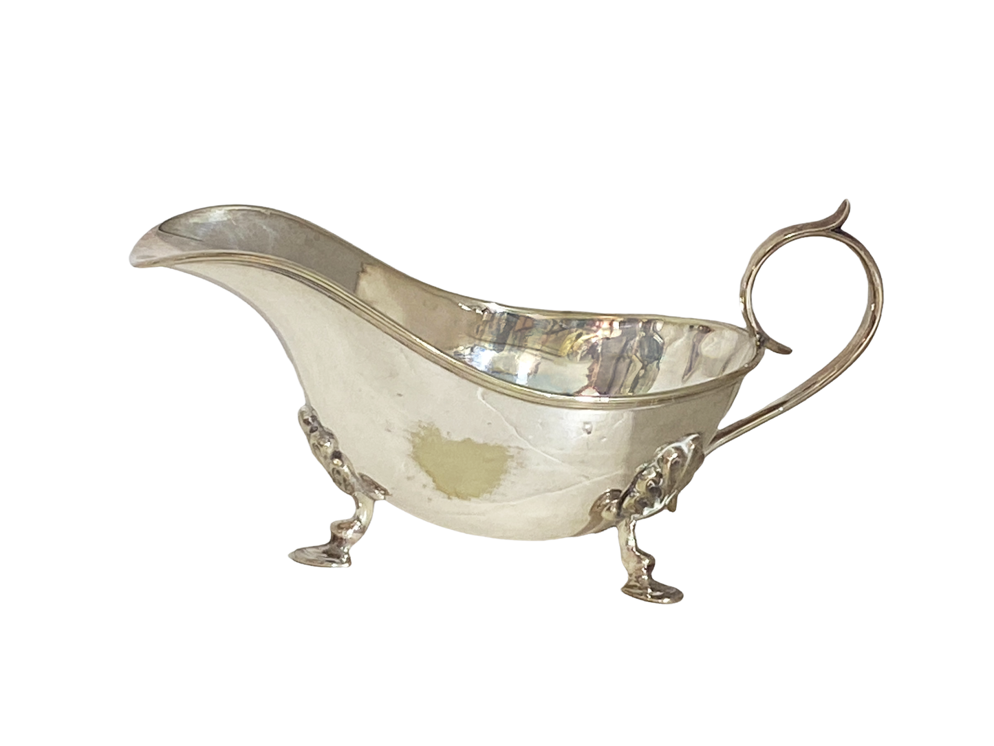 # 4176 English Jb Chatterley & Sons Ltd e.p.n.s. Silver Plated Sauce Boat
