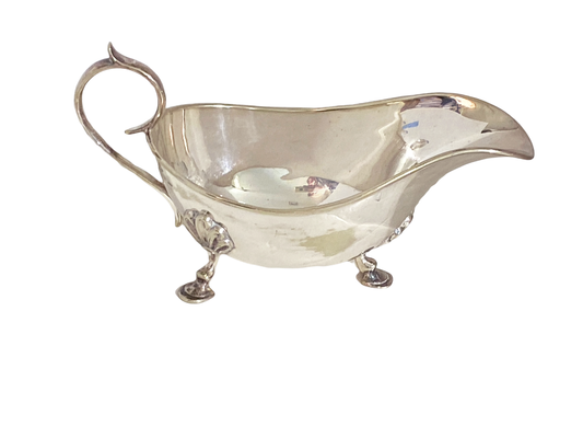 # 4176 English Jb Chatterley & Sons Ltd e.p.n.s. Silver Plated Sauce Boat