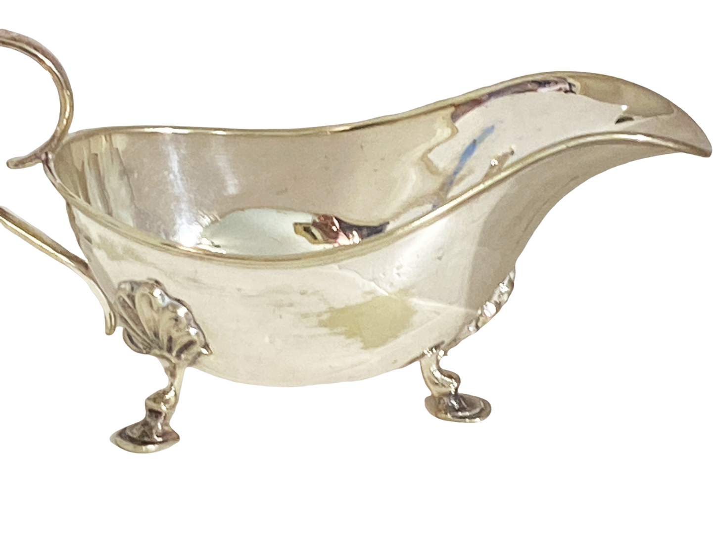# 4176 English Jb Chatterley & Sons Ltd e.p.n.s. Silver Plated Sauce Boat